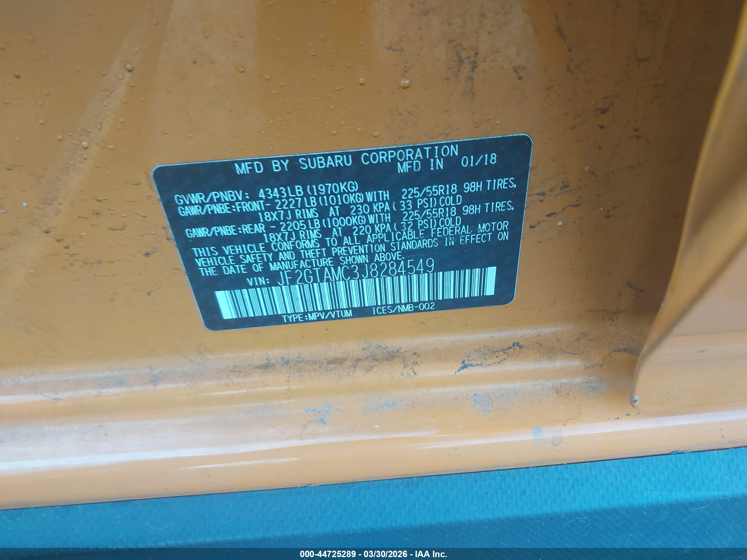 SUBARU CROSSTREK image 9