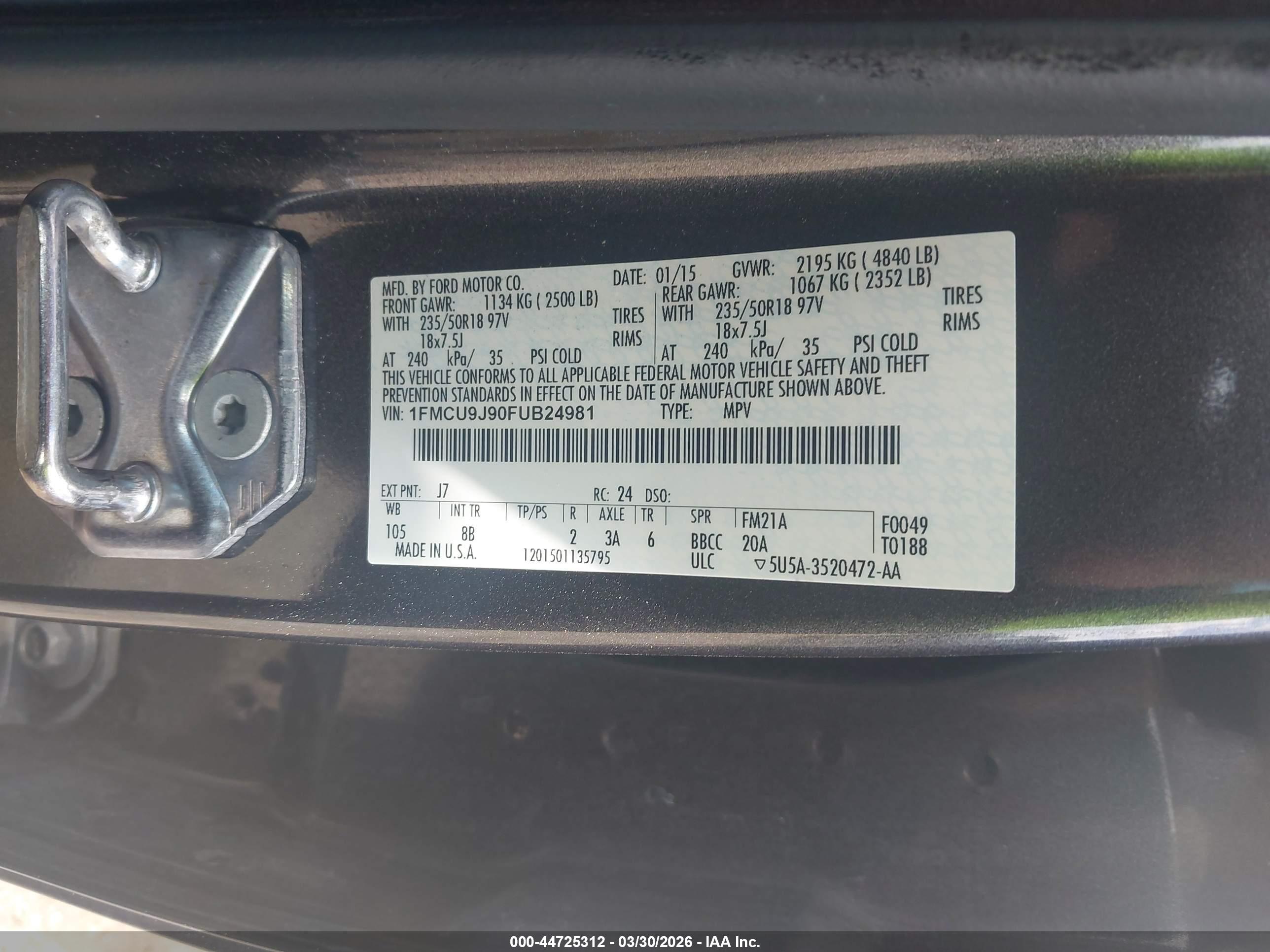 FORD ESCAPE image 9