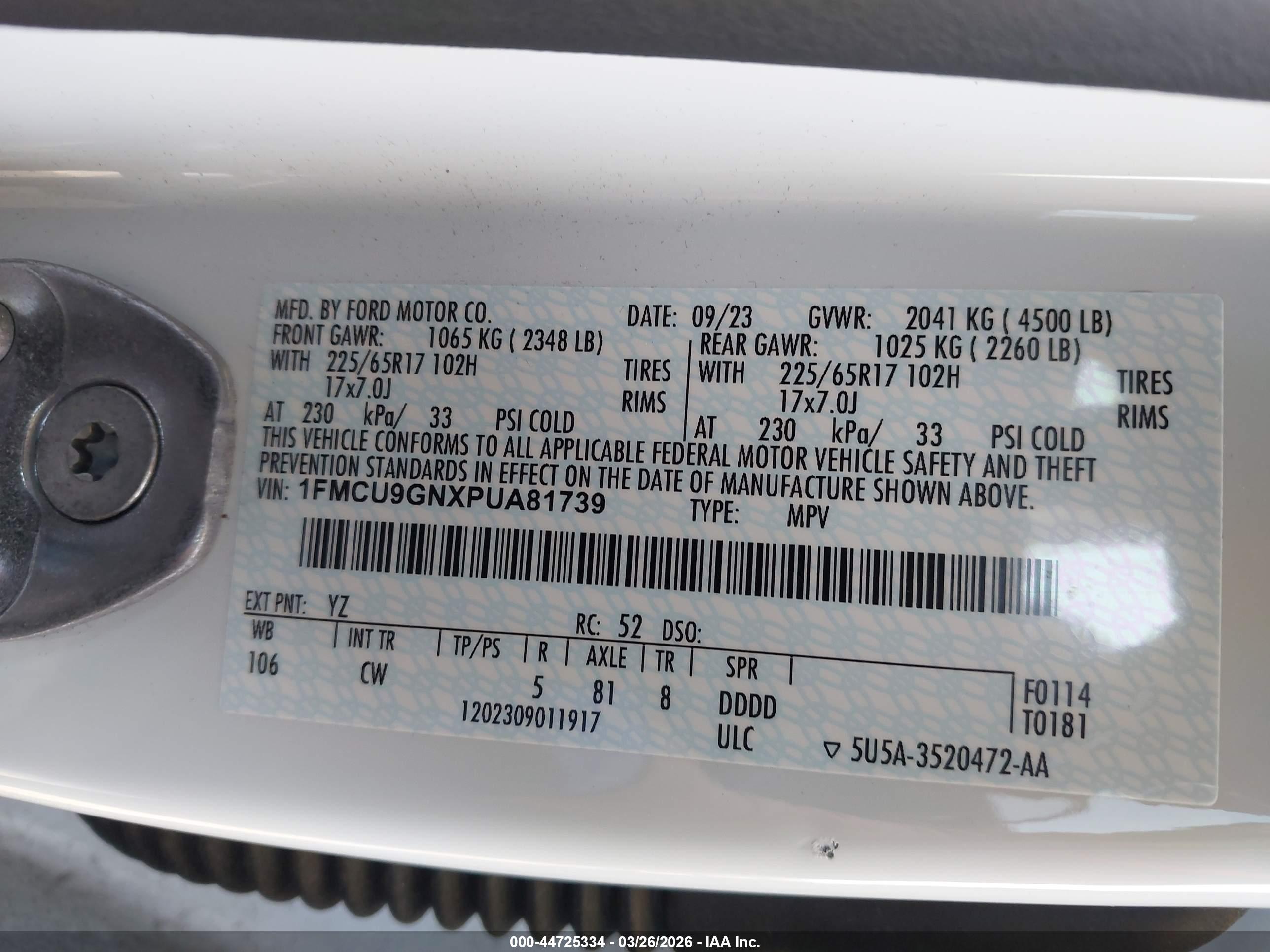 FORD ESCAPE image 9