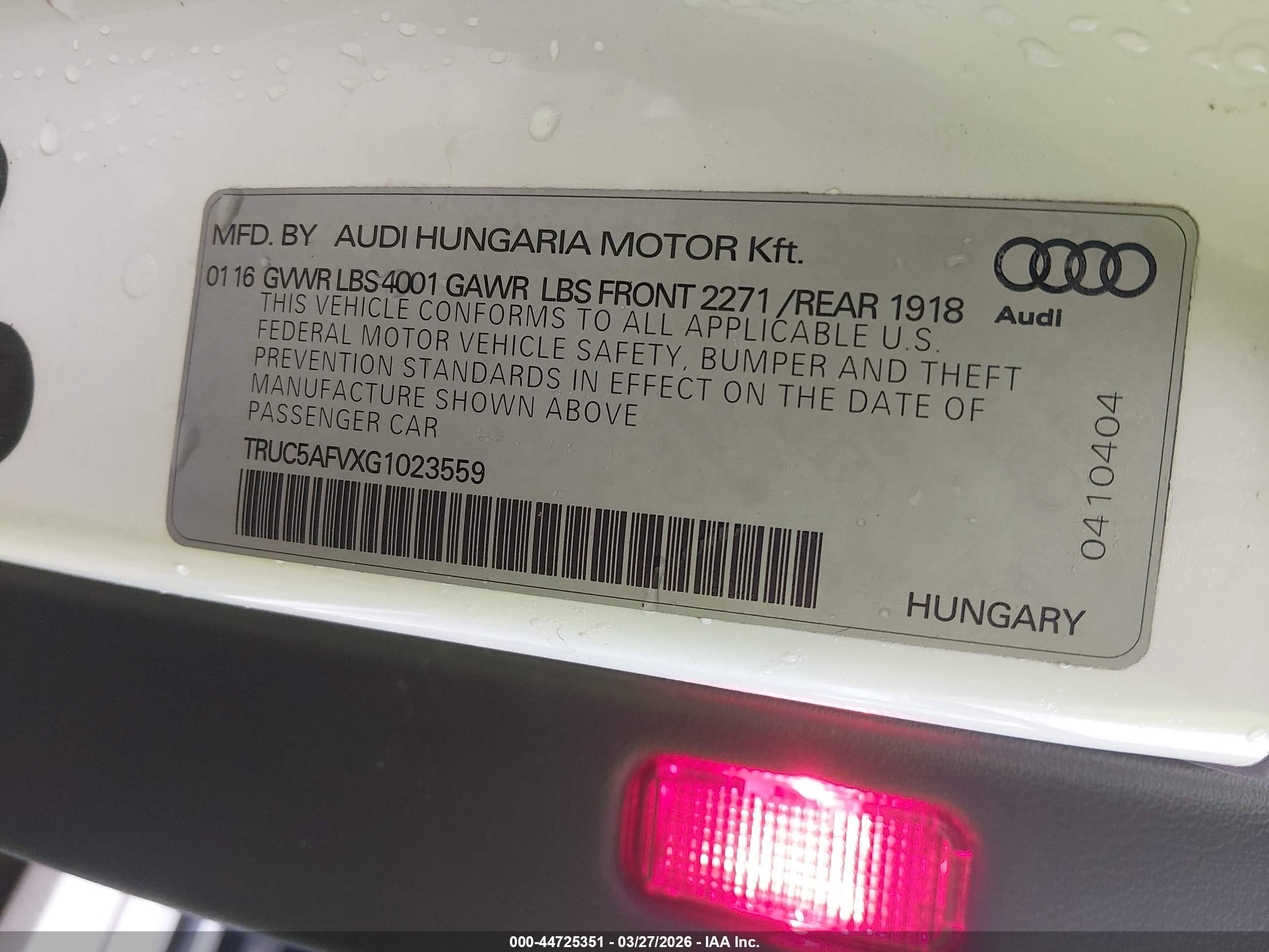 AUDI TT image 9