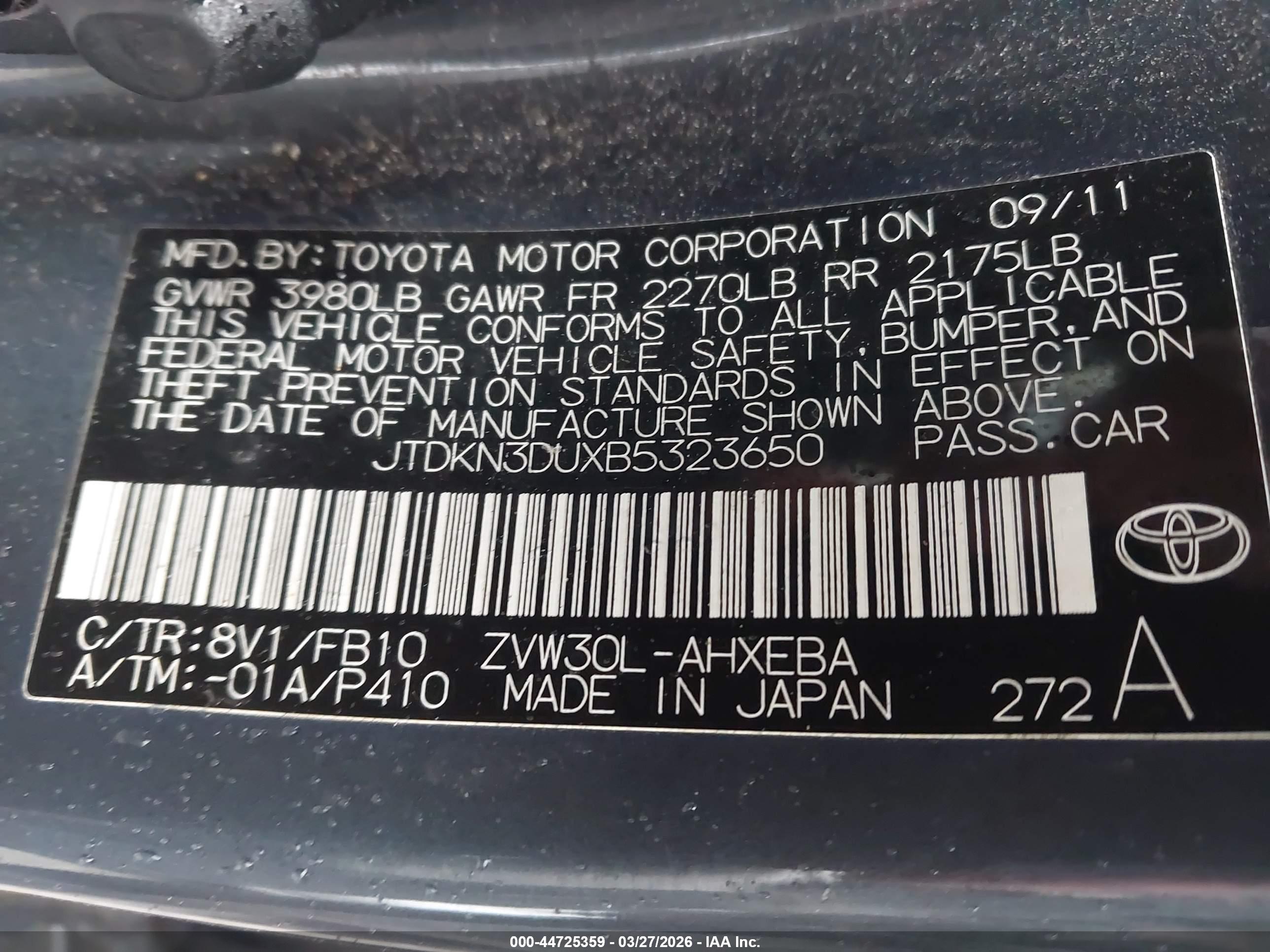 TOYOTA PRIUS image 9