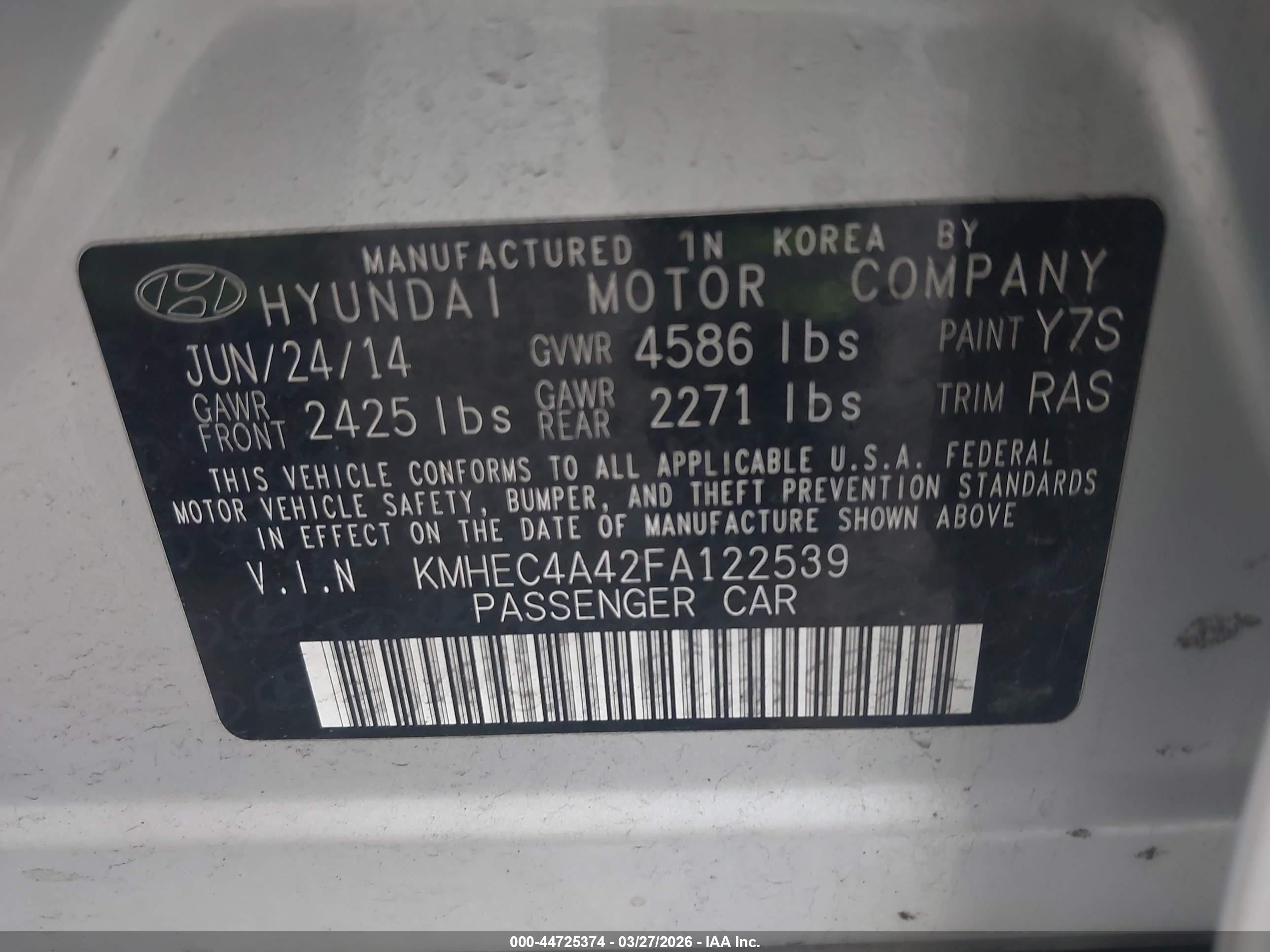 HYUNDAI SONATA image 9