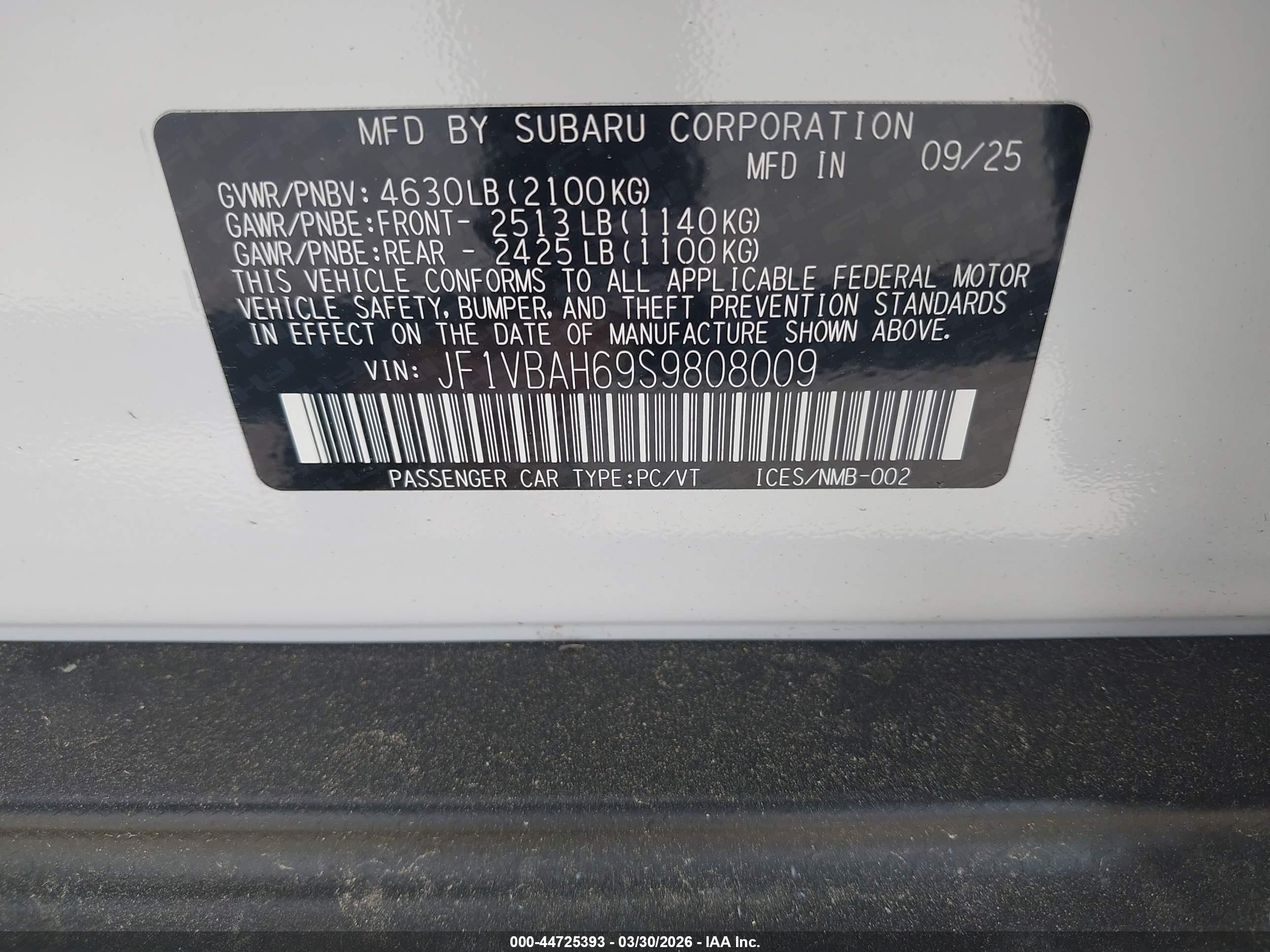 SUBARU WRX image 9