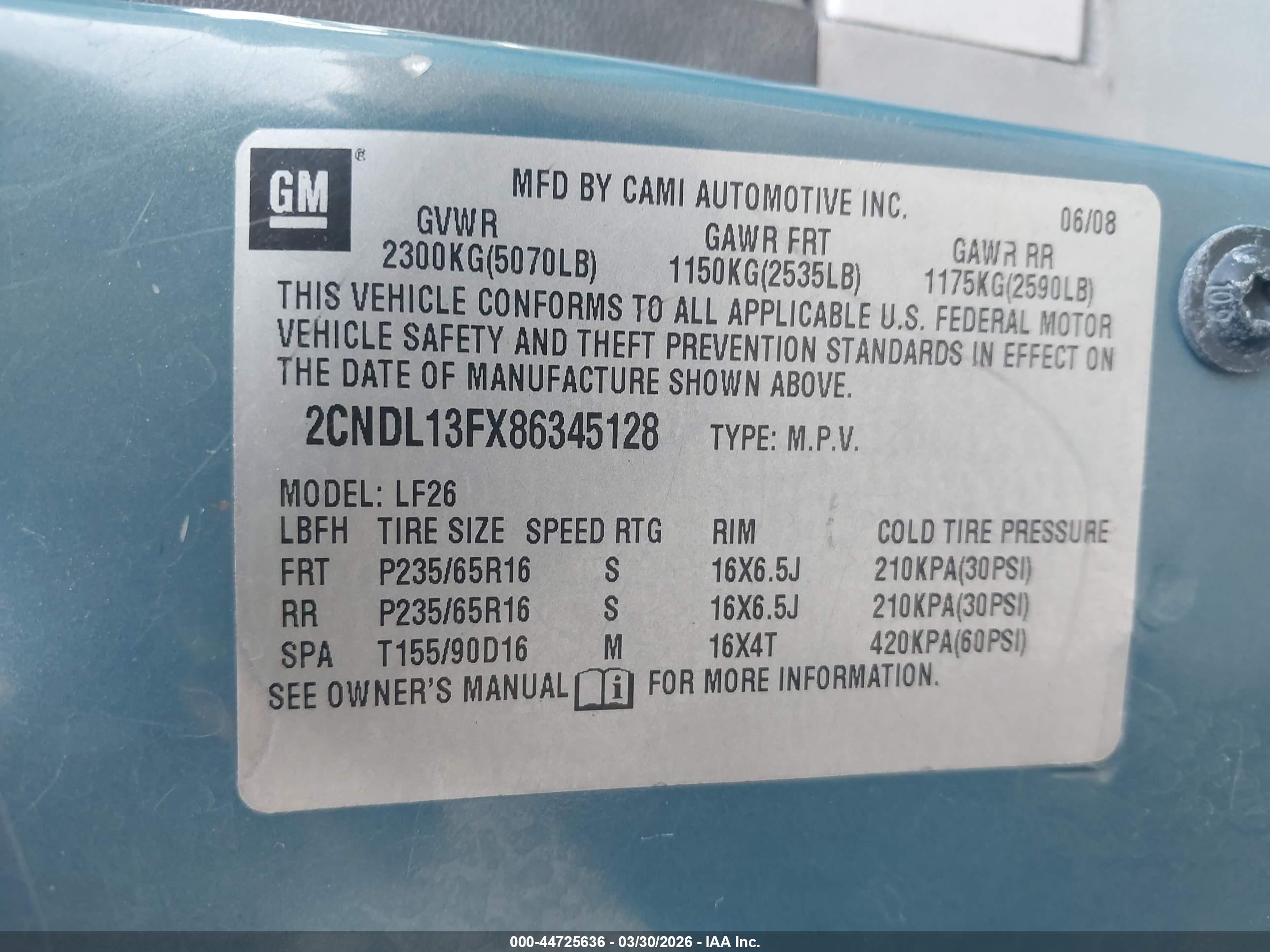 CHEVROLET EQUINOX image 9