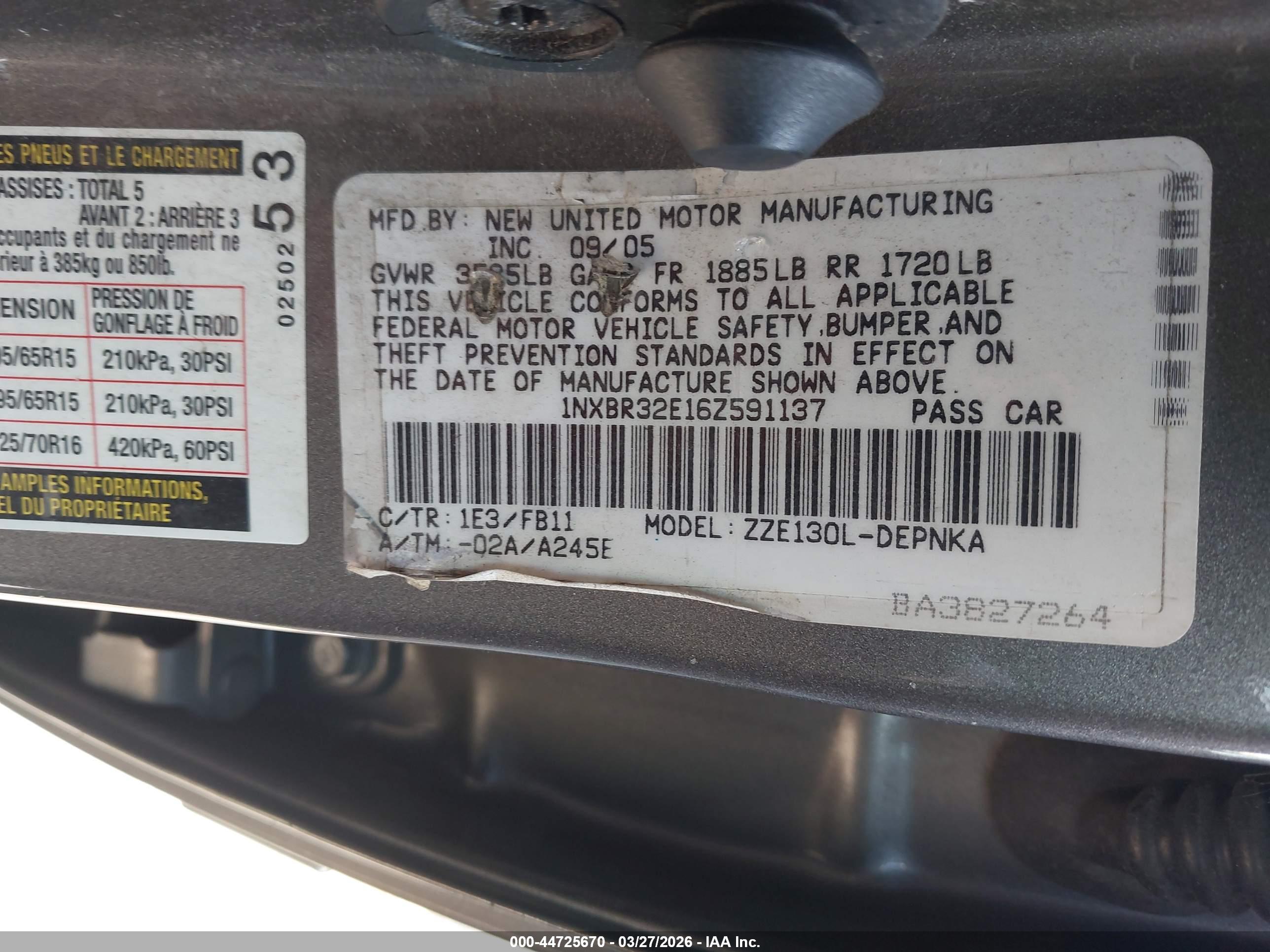 TOYOTA COROLLA image 9