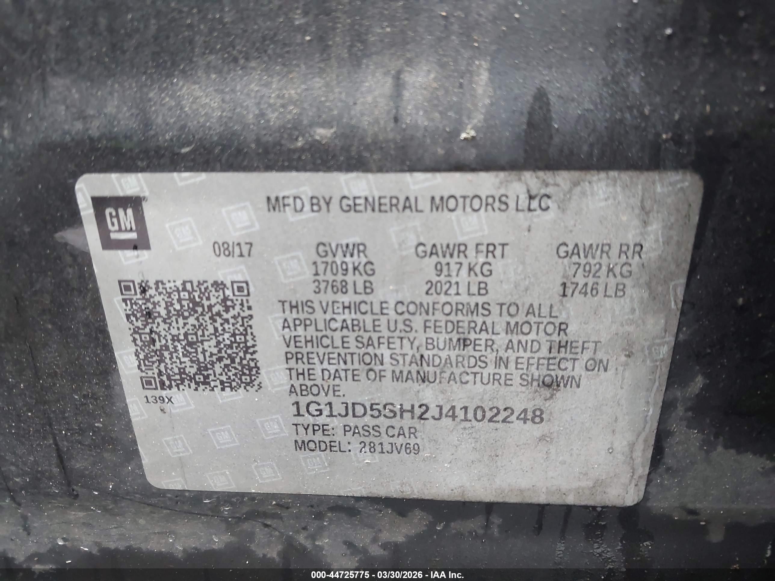 CHEVROLET SONIC image 9