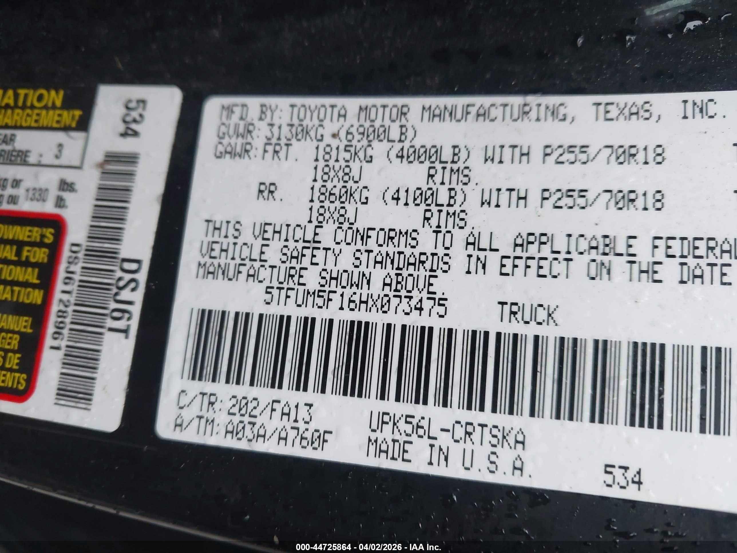 TOYOTA TUNDRA image 9