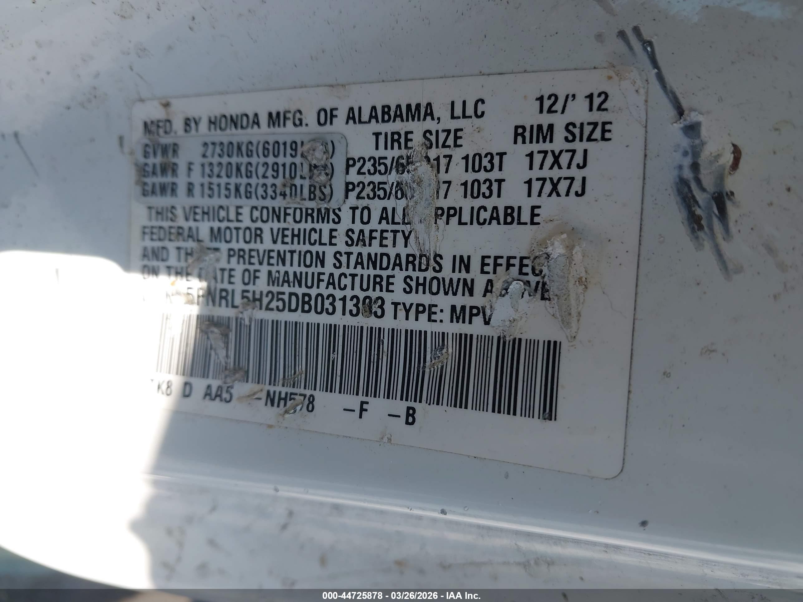 HONDA ODYSSEY image 9