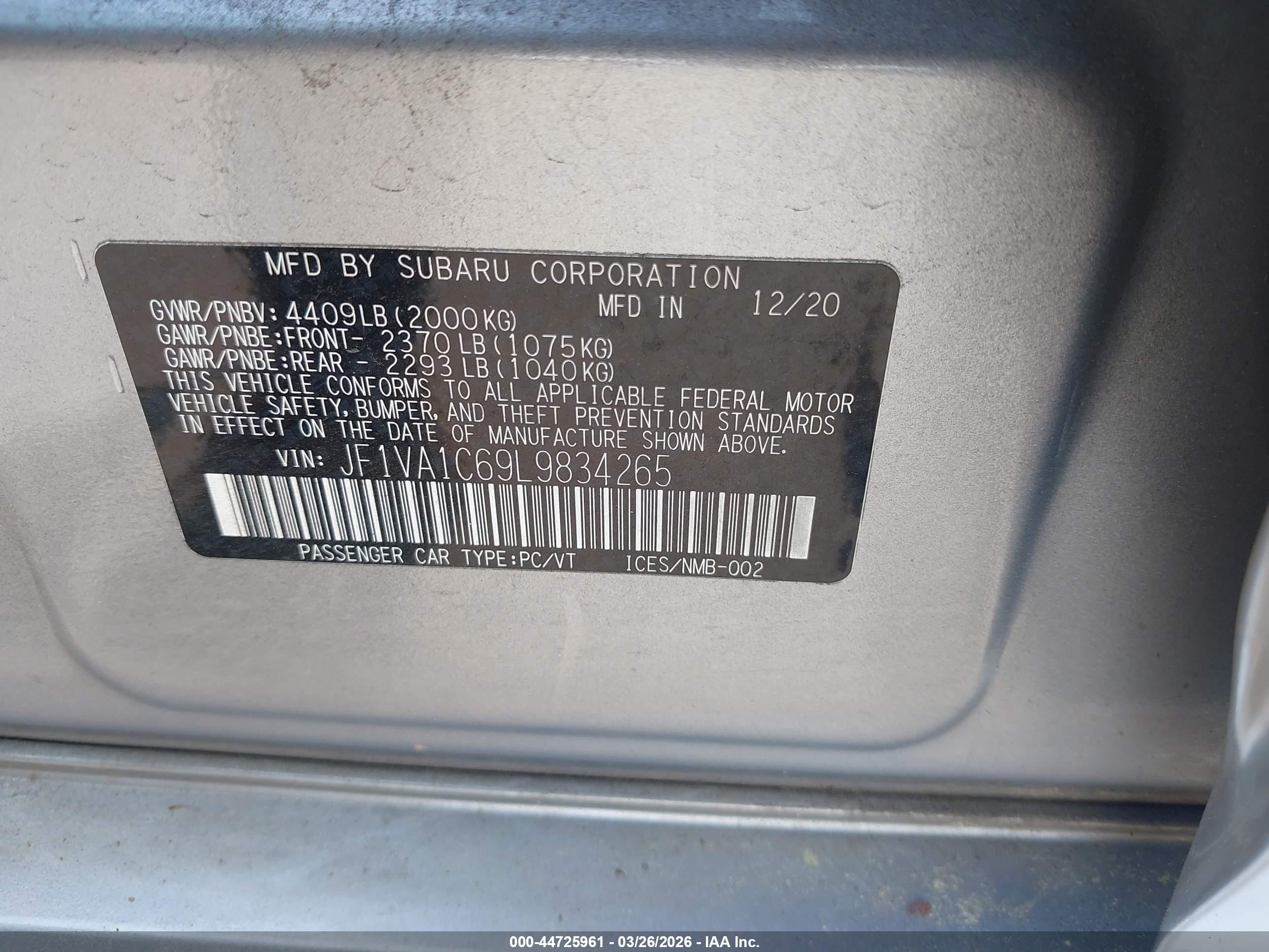 SUBARU WRX image 9