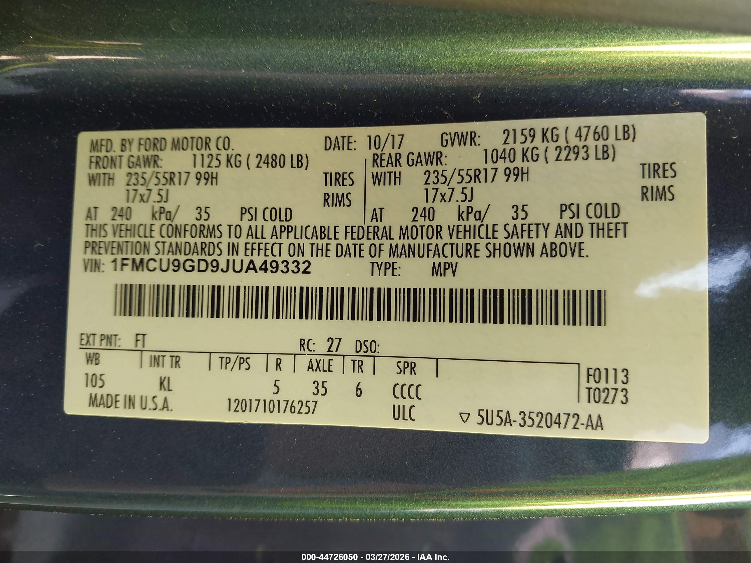 FORD ESCAPE image 9