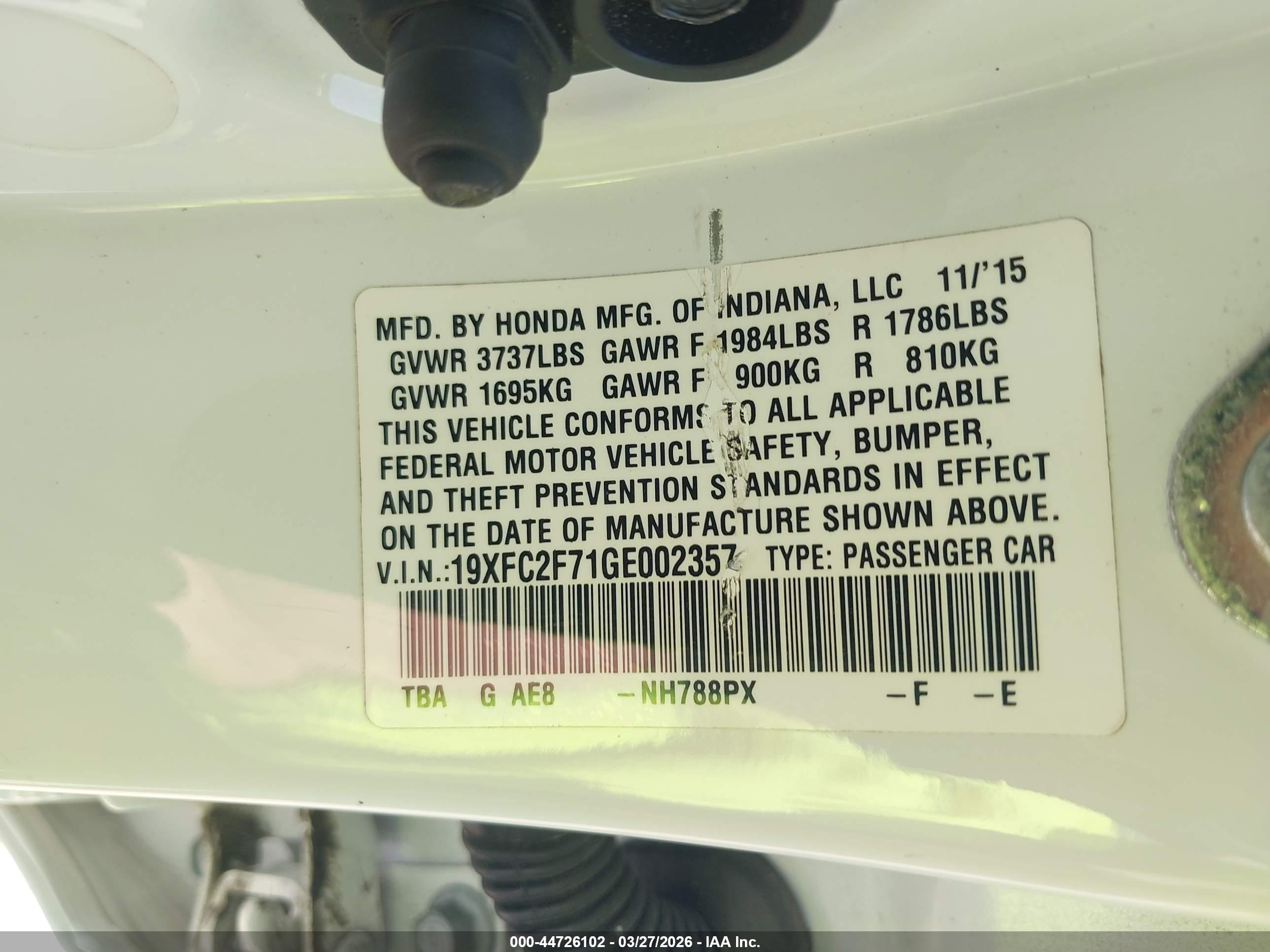 HONDA CIVIC image 9