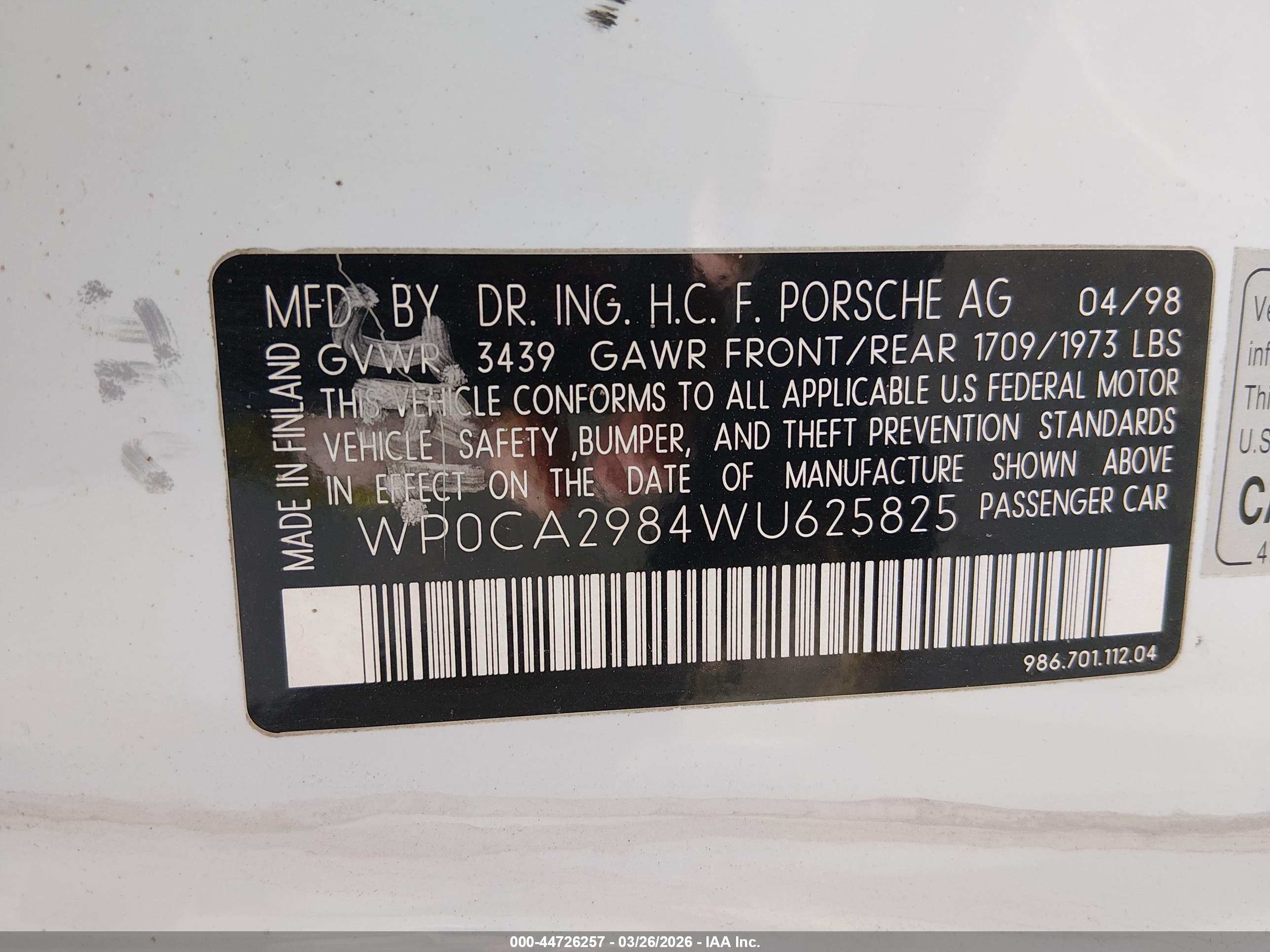 PORSCHE BOXSTER image 9
