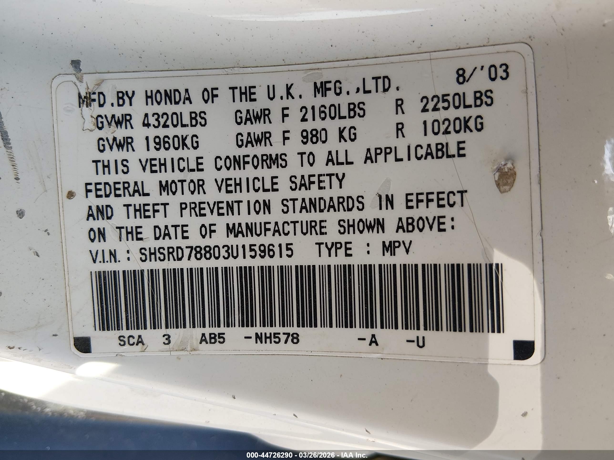HONDA CR-V image 9