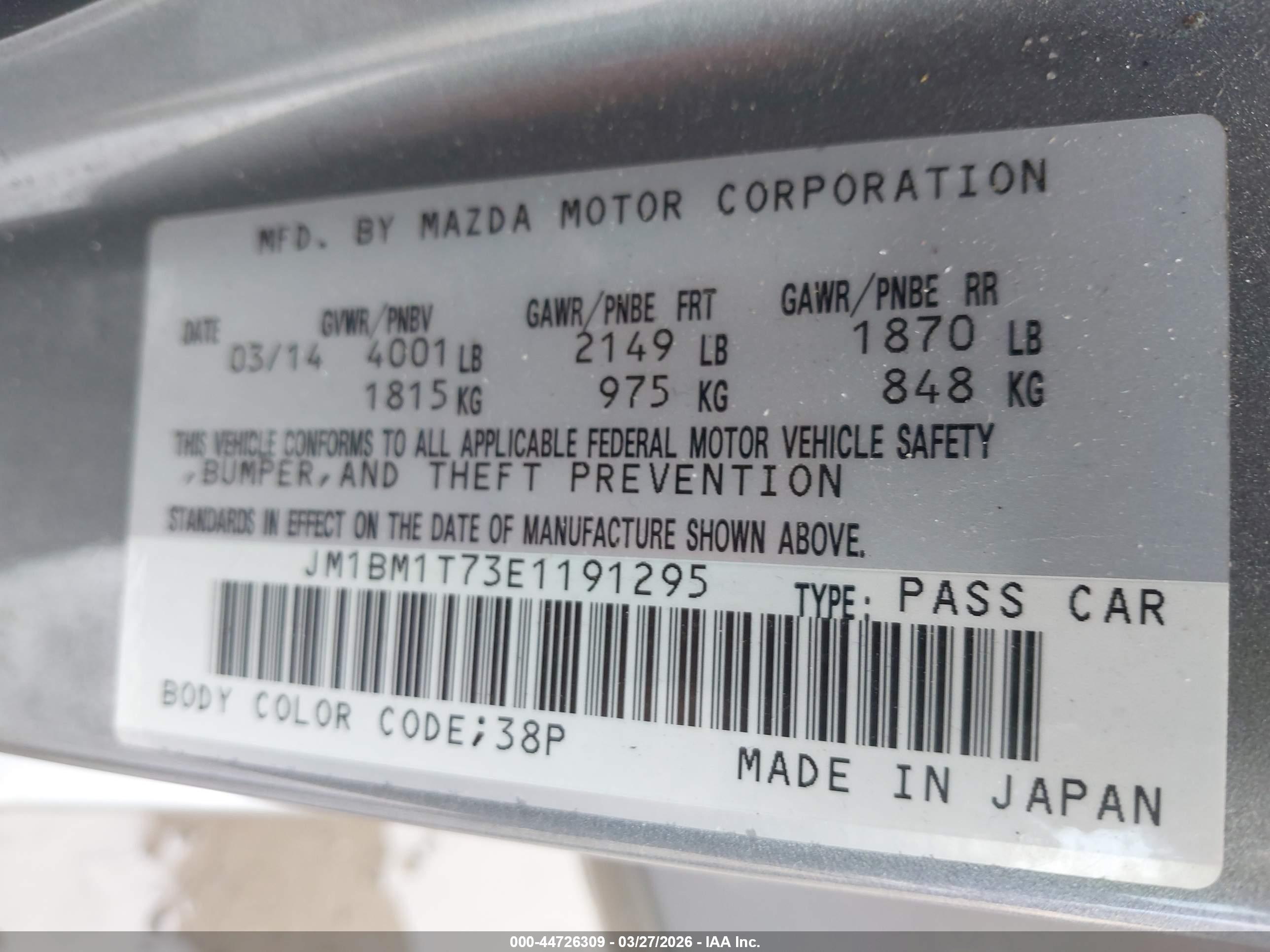 MAZDA MAZDA3 image 9
