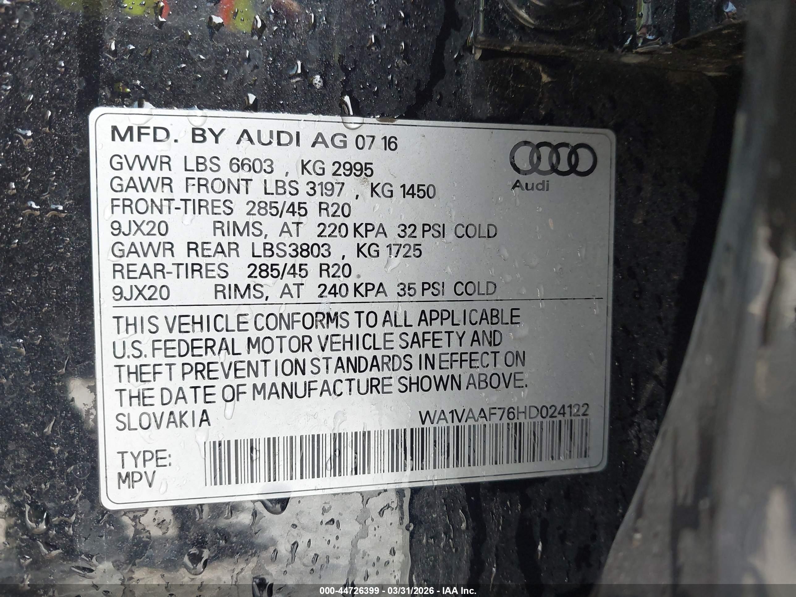 AUDI Q7 image 9