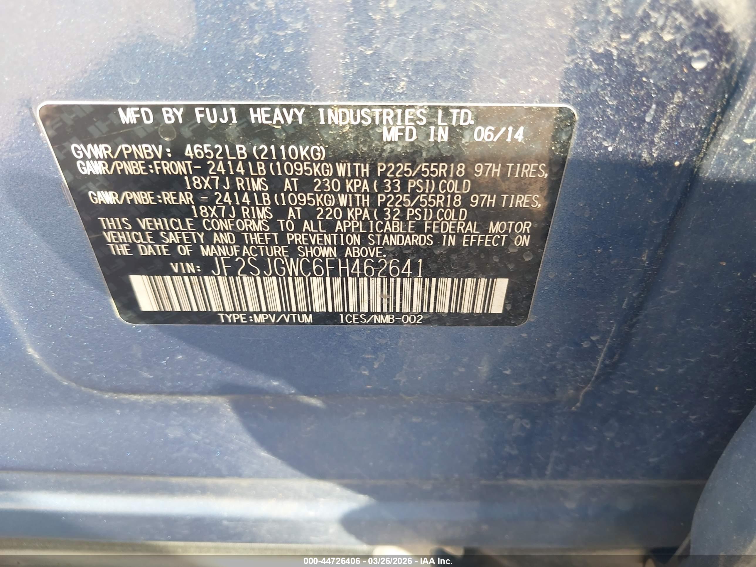 SUBARU FORESTER image 9