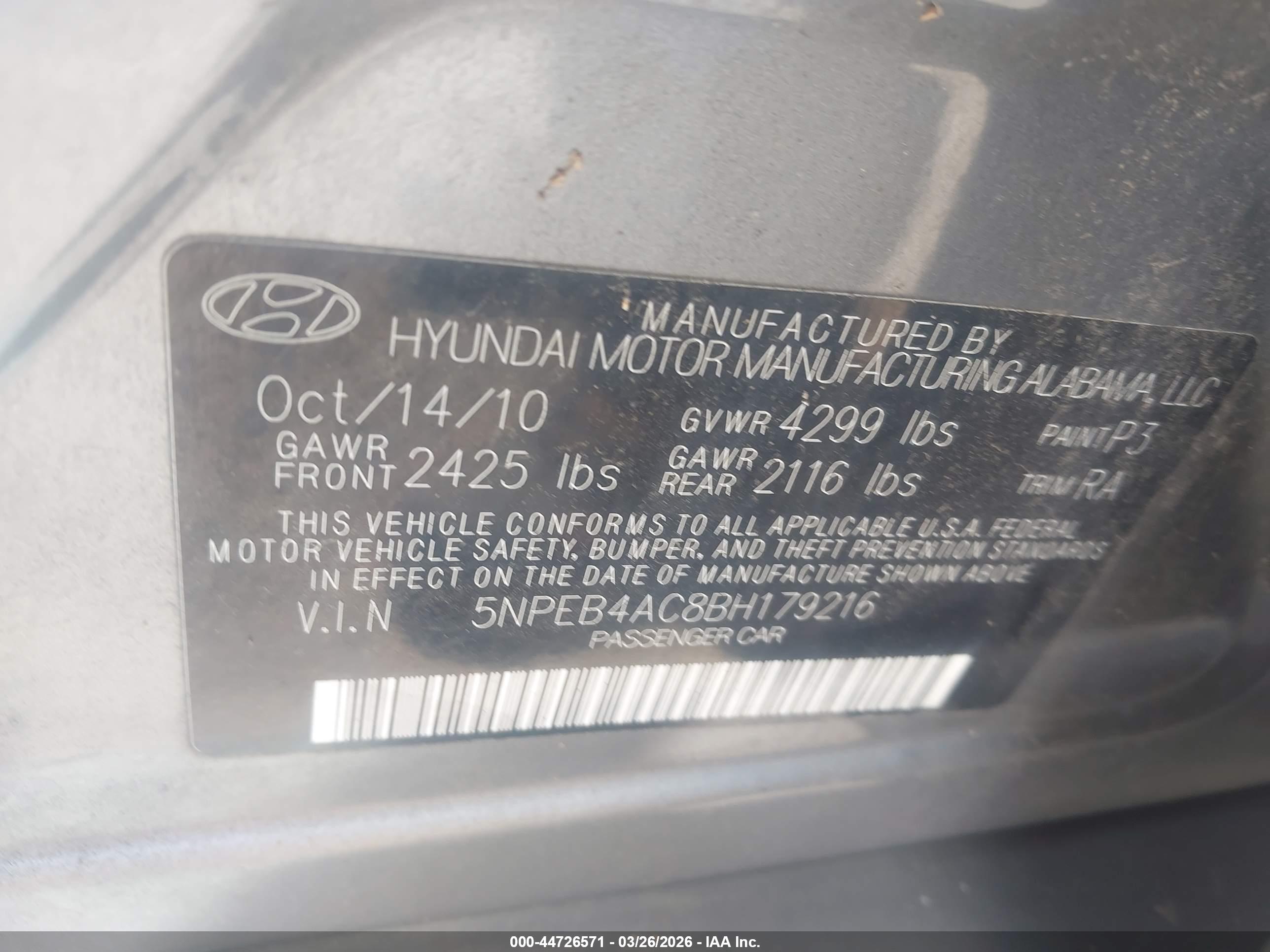 HYUNDAI SONATA image 9