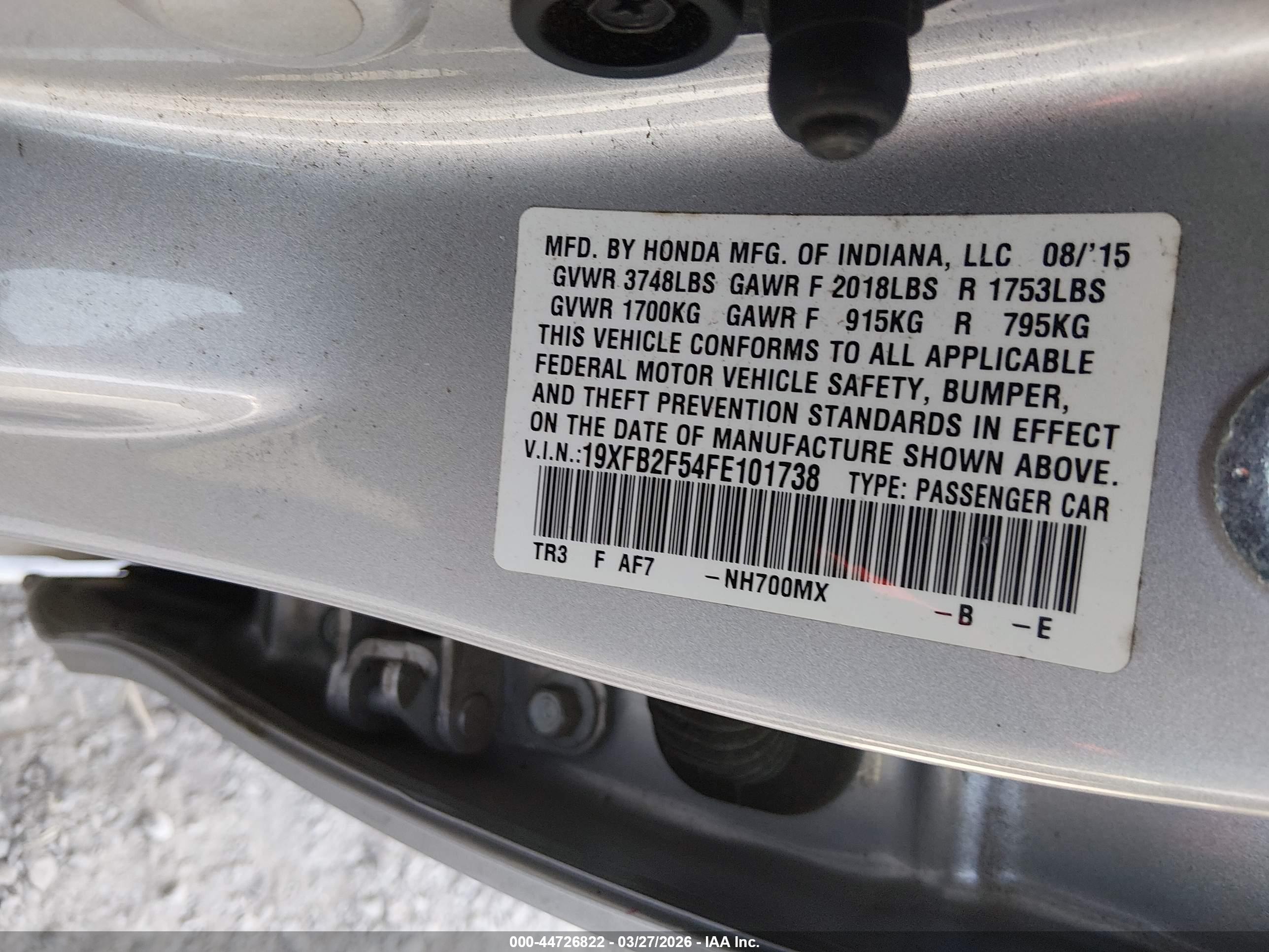 HONDA CIVIC image 9