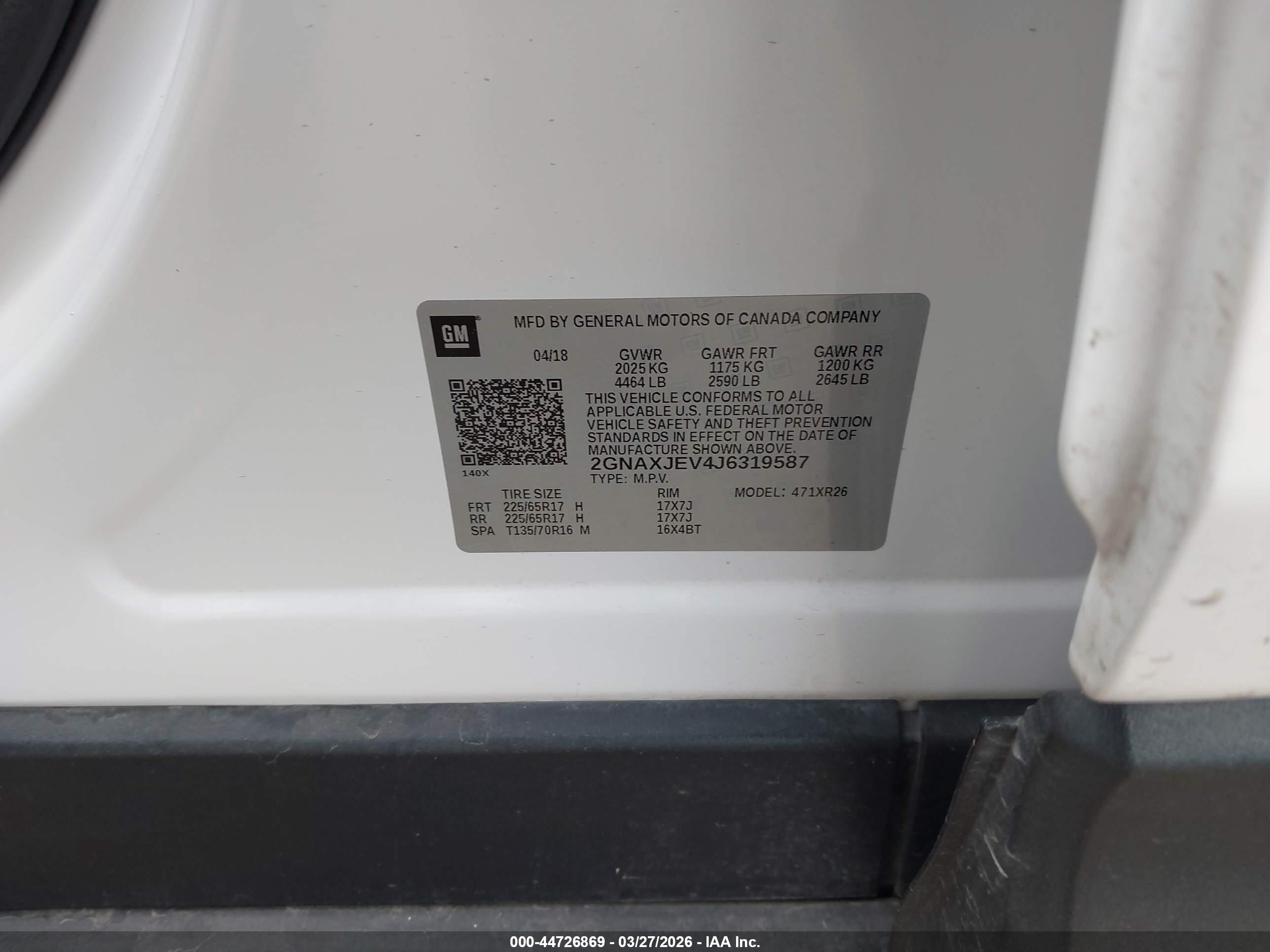 CHEVROLET EQUINOX image 9