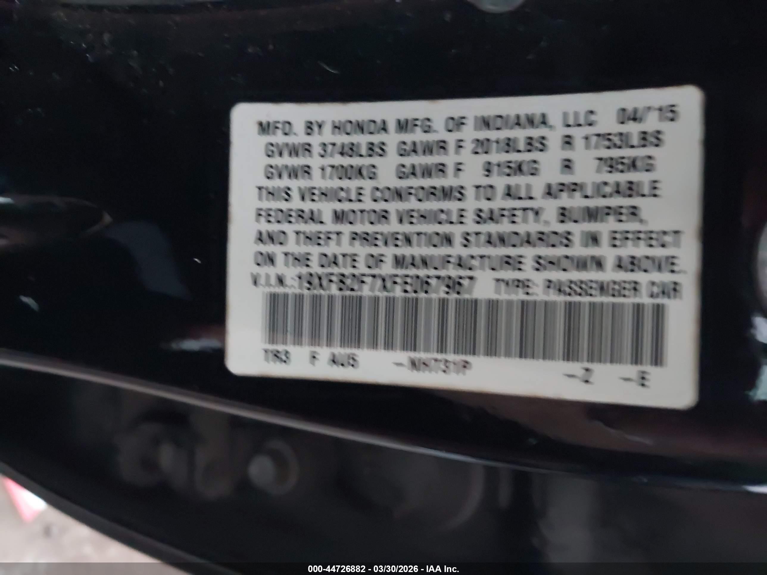 HONDA CIVIC image 9
