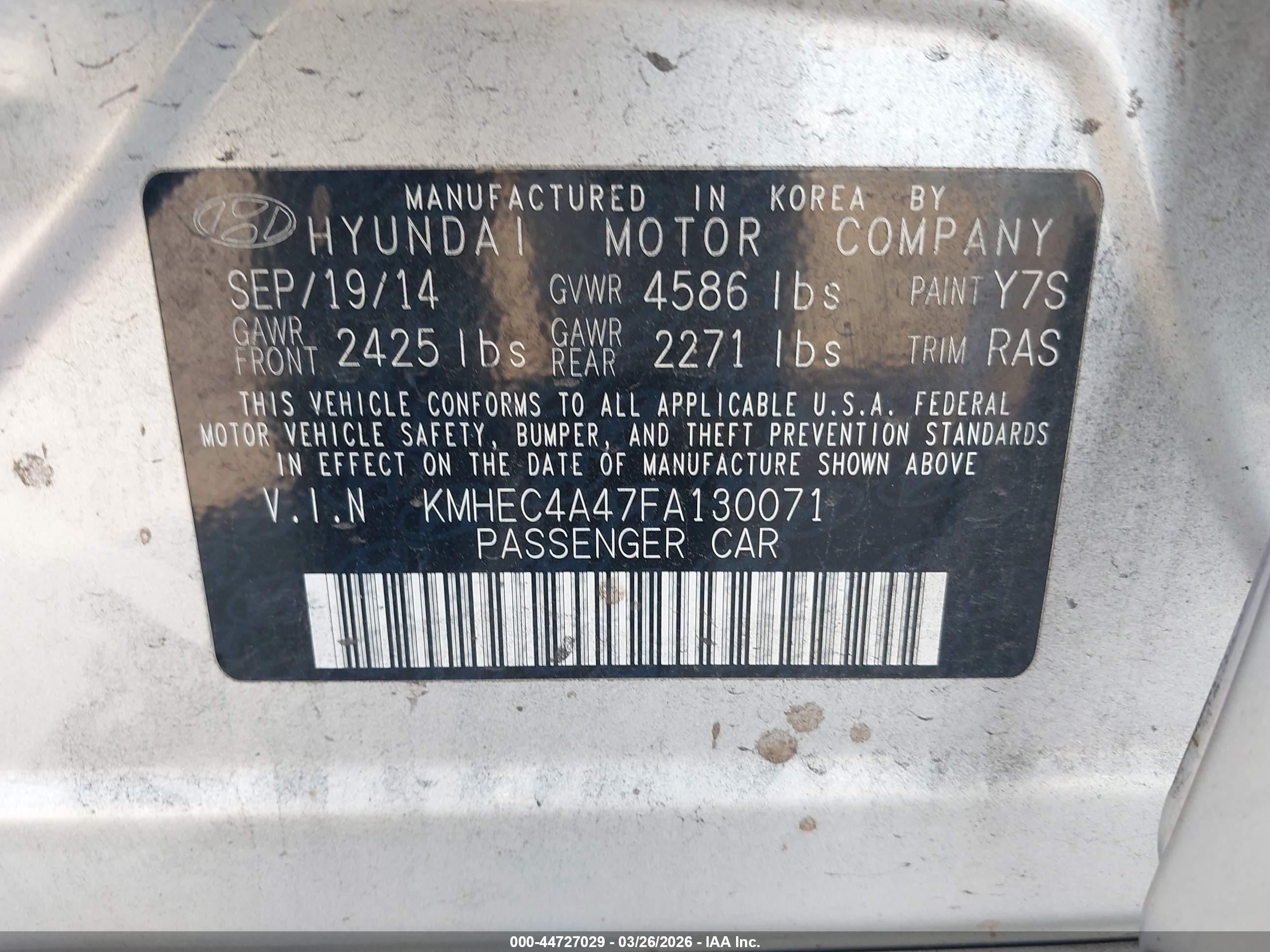 HYUNDAI SONATA image 9