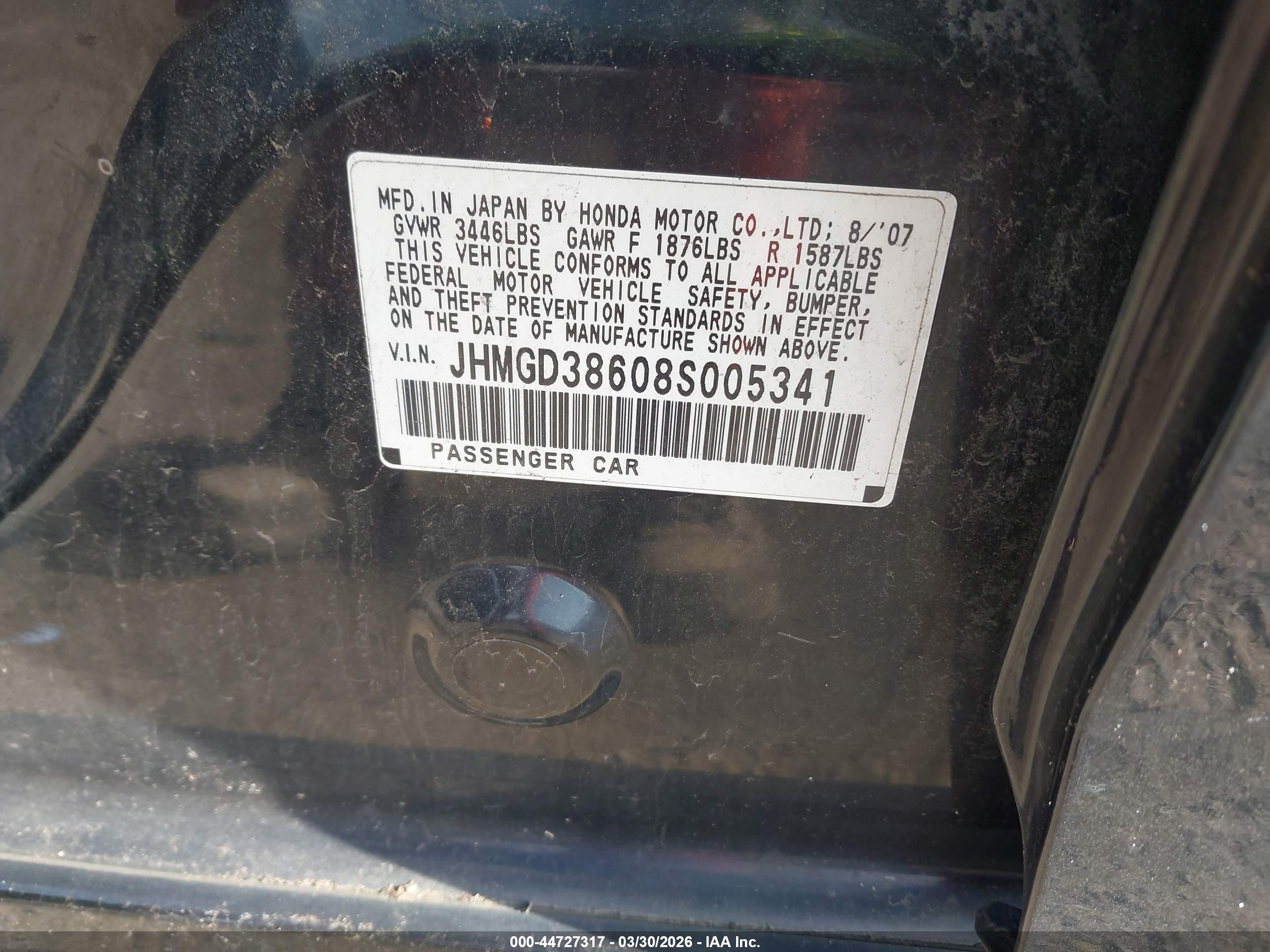 HONDA FIT image 9