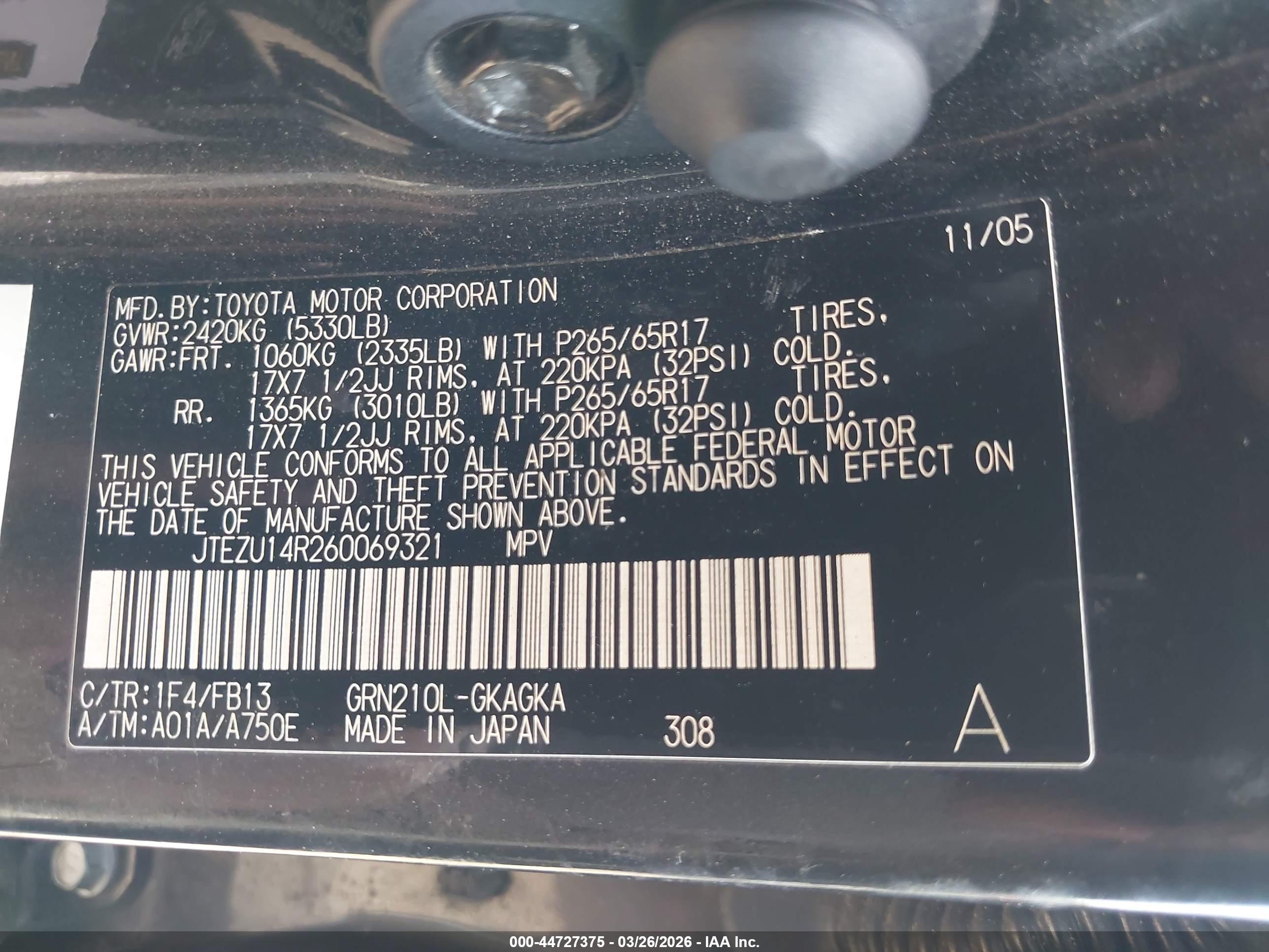 TOYOTA 4RUNNER image 9