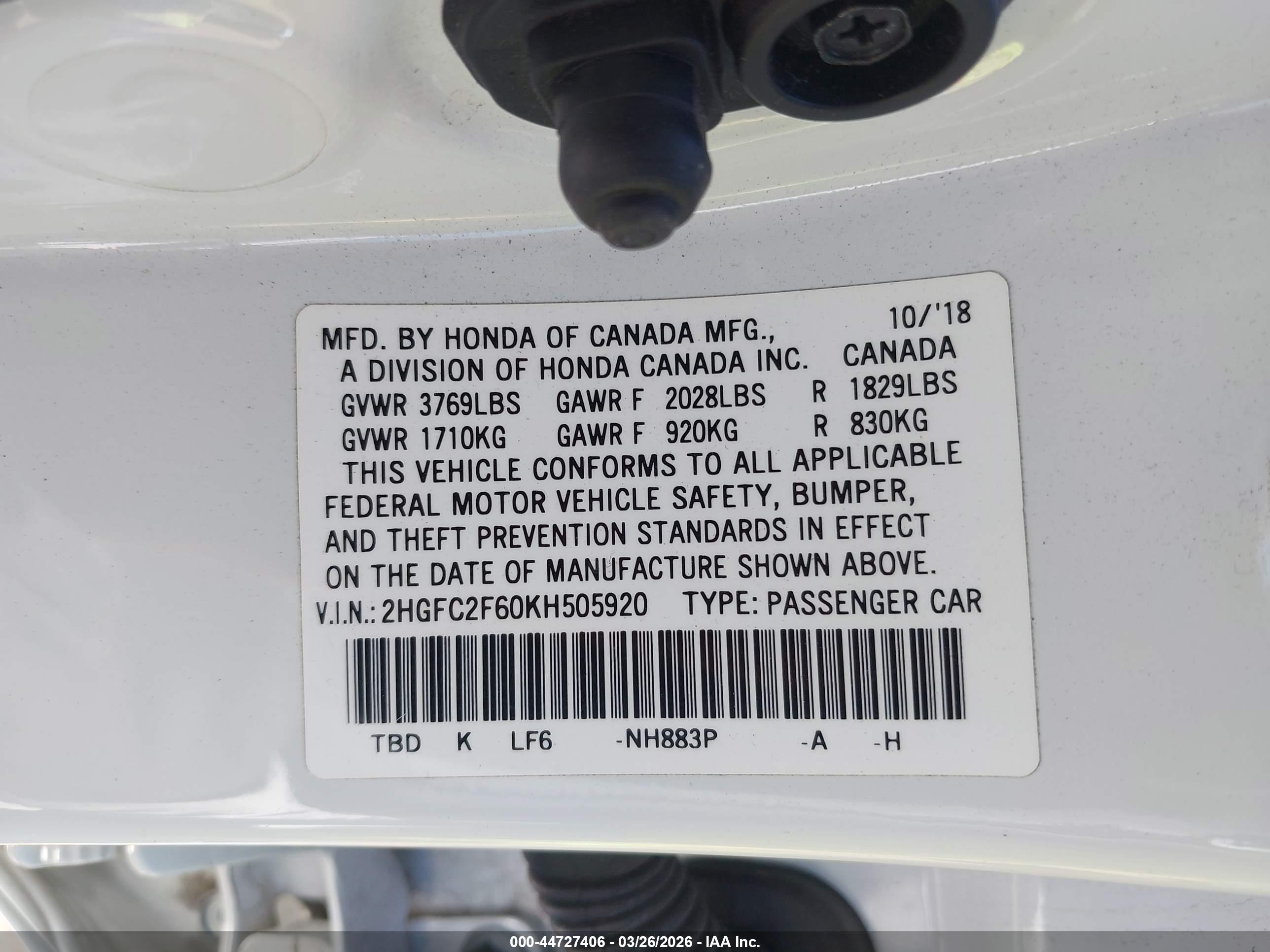 HONDA CIVIC image 9