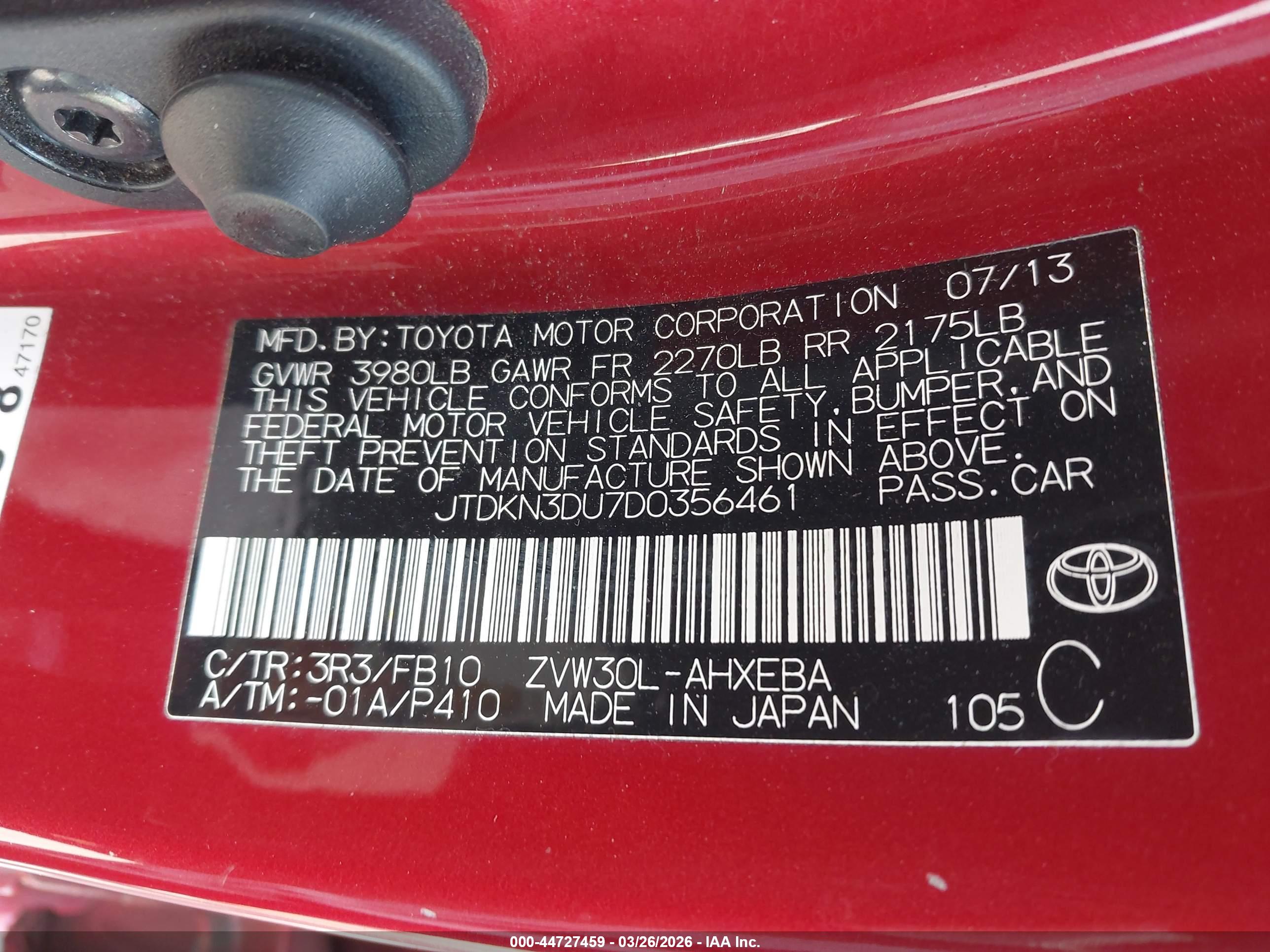 TOYOTA PRIUS image 9