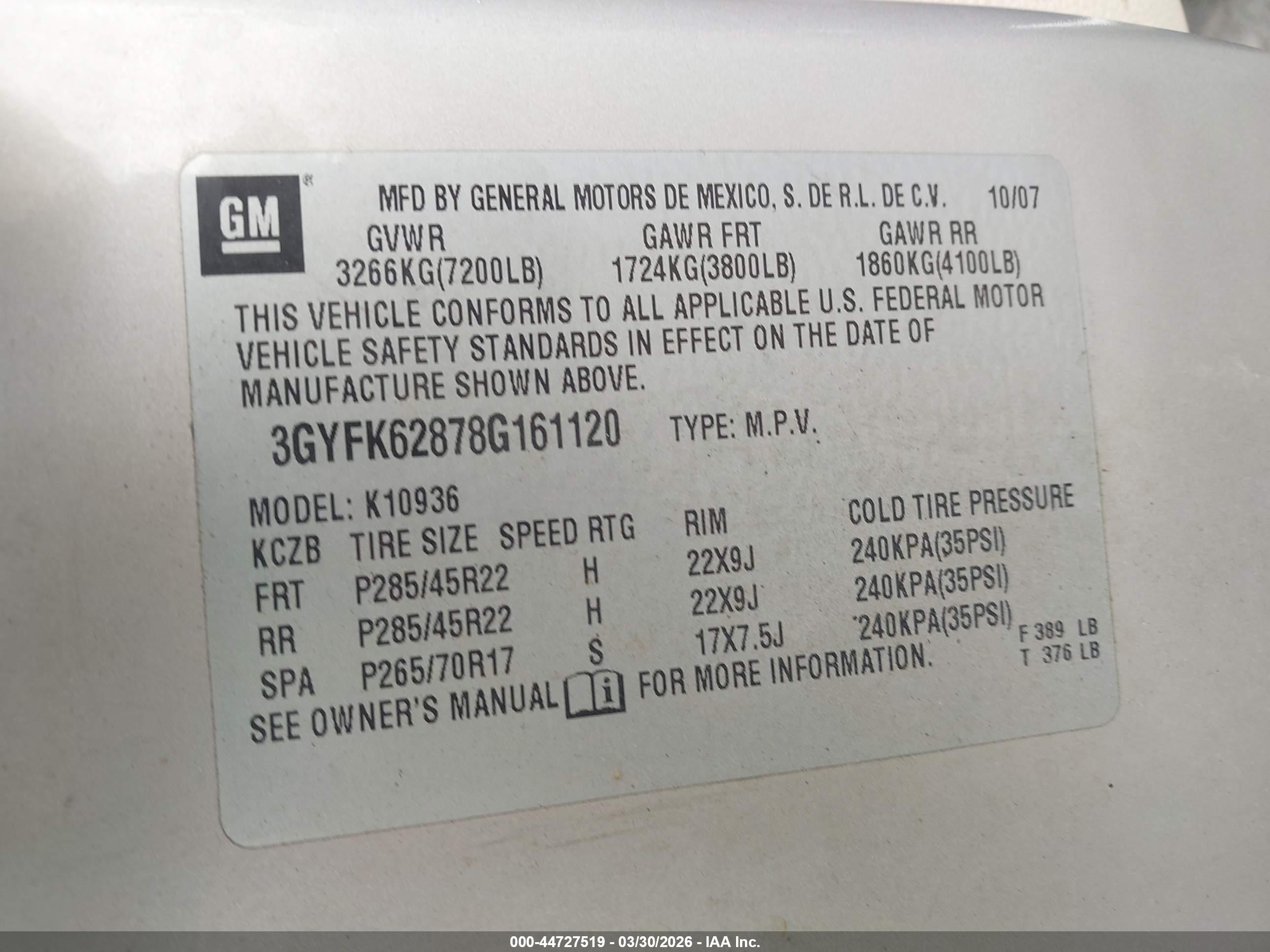 CADILLAC ESCALADE image 9