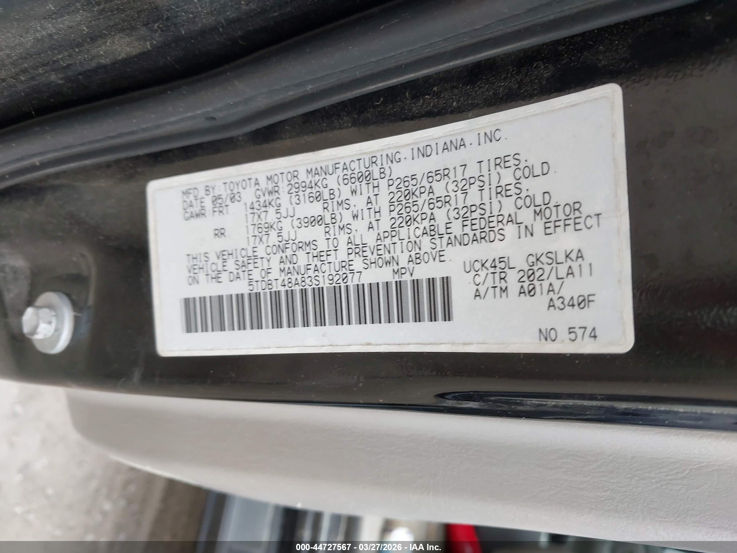 TOYOTA SEQUOIA image 9