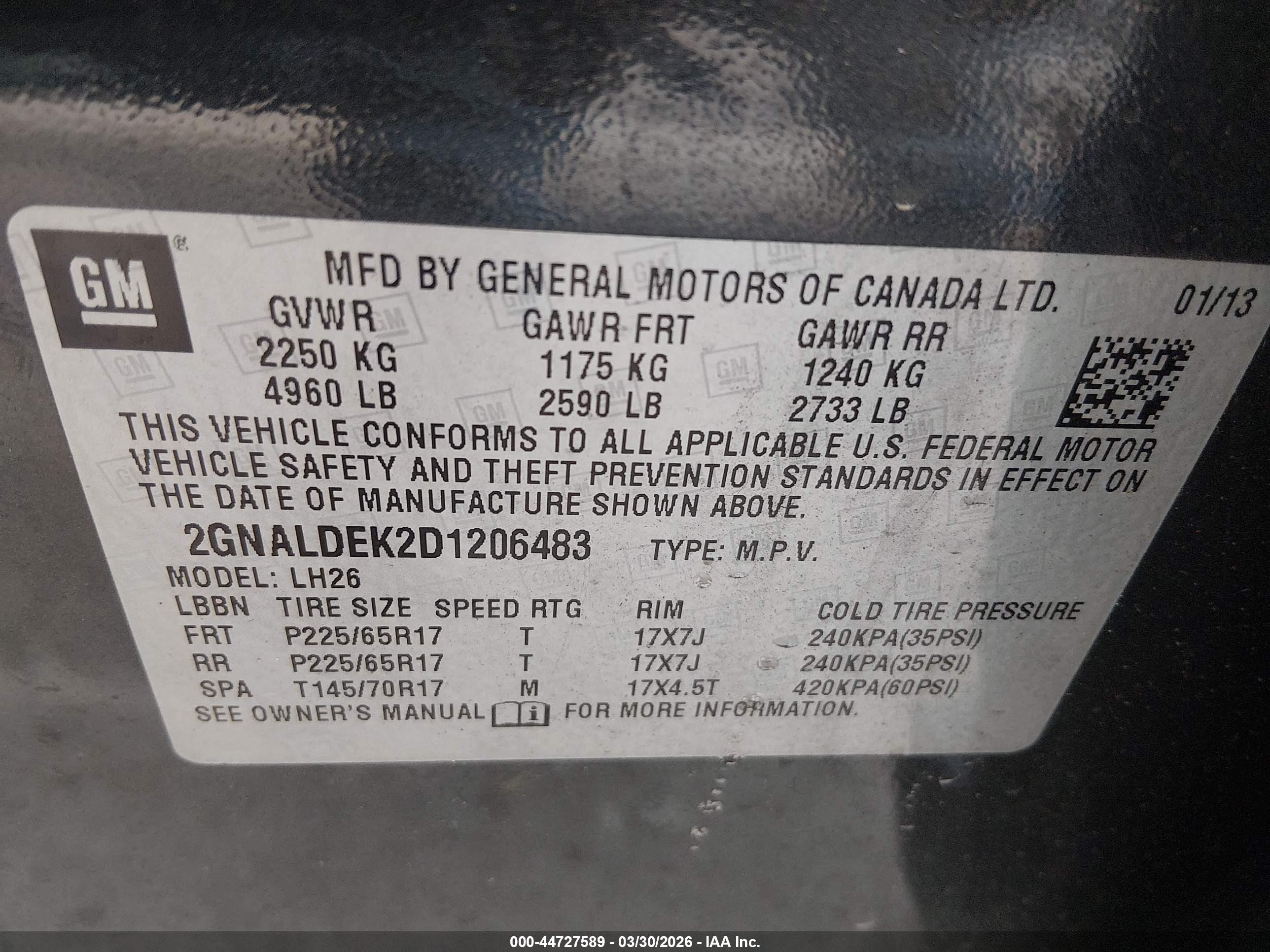 CHEVROLET EQUINOX image 9