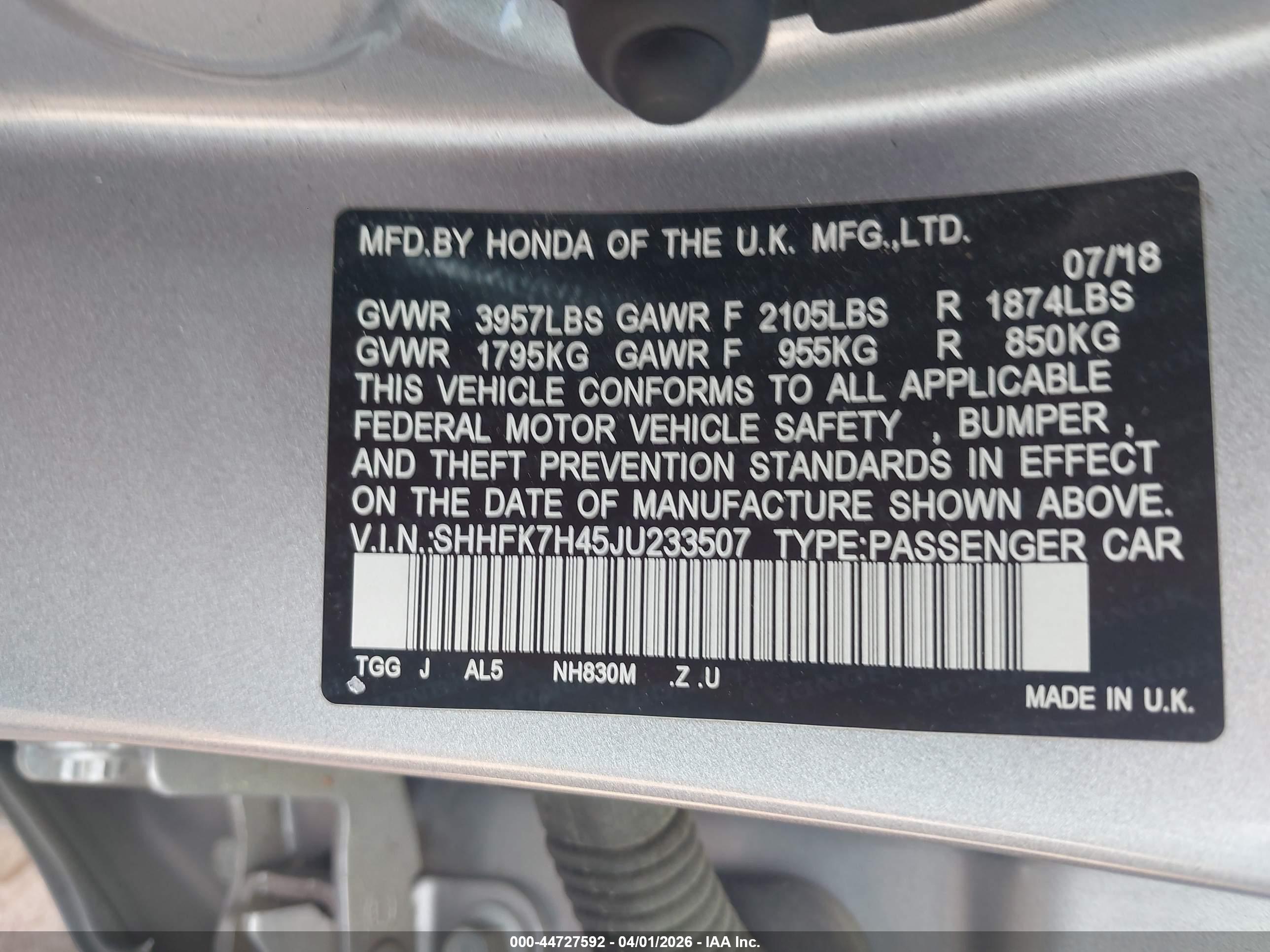 HONDA CIVIC image 9
