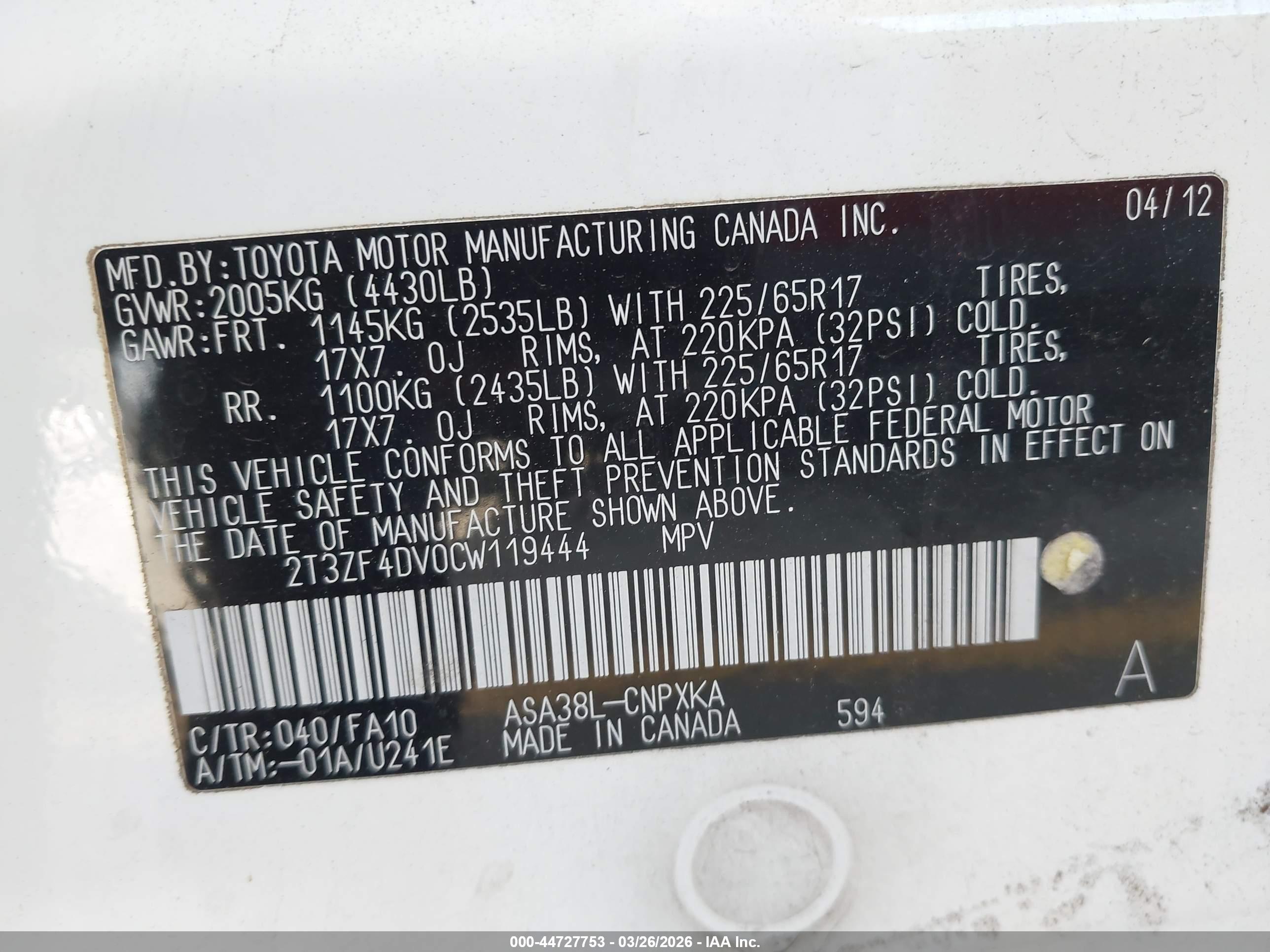 TOYOTA RAV4 image 9