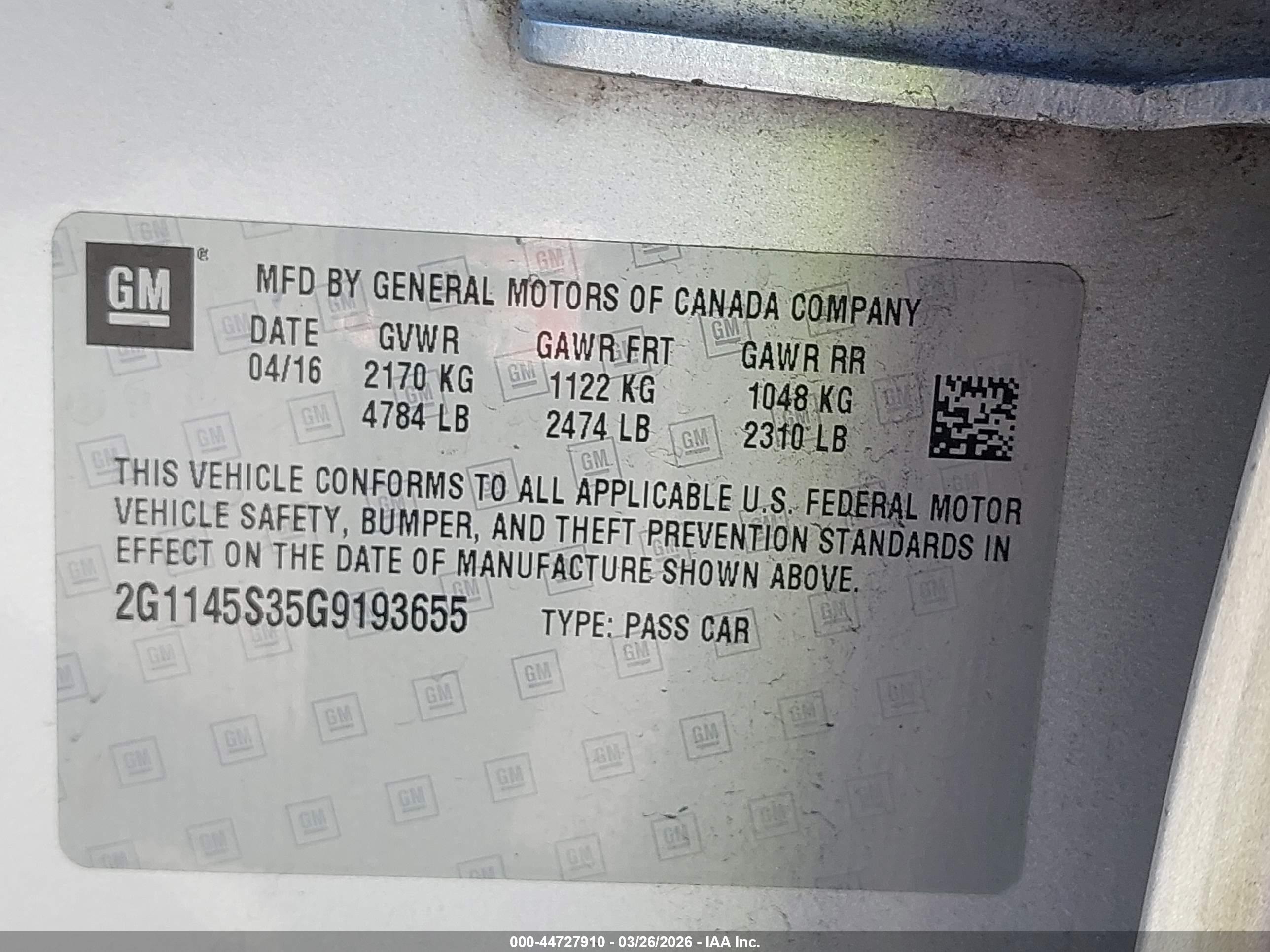 CHEVROLET IMPALA image 9