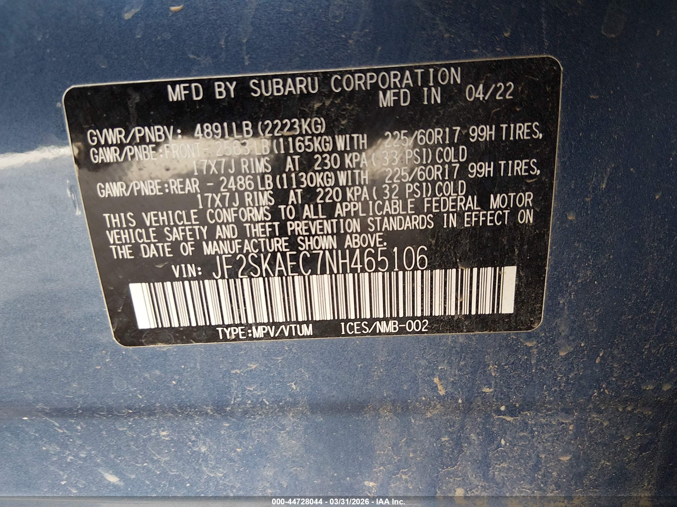 SUBARU FORESTER image 9