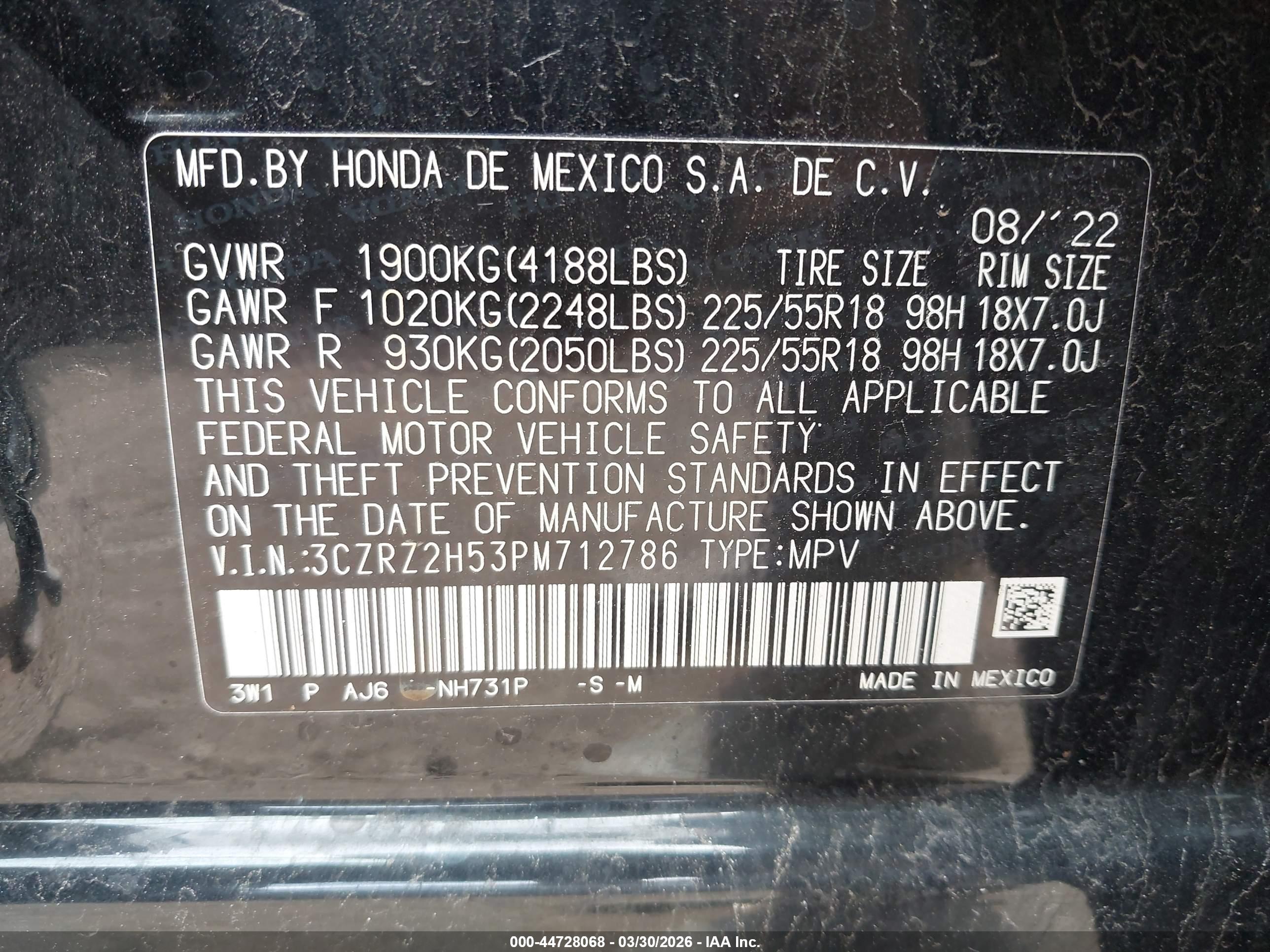 HONDA HR-V image 9