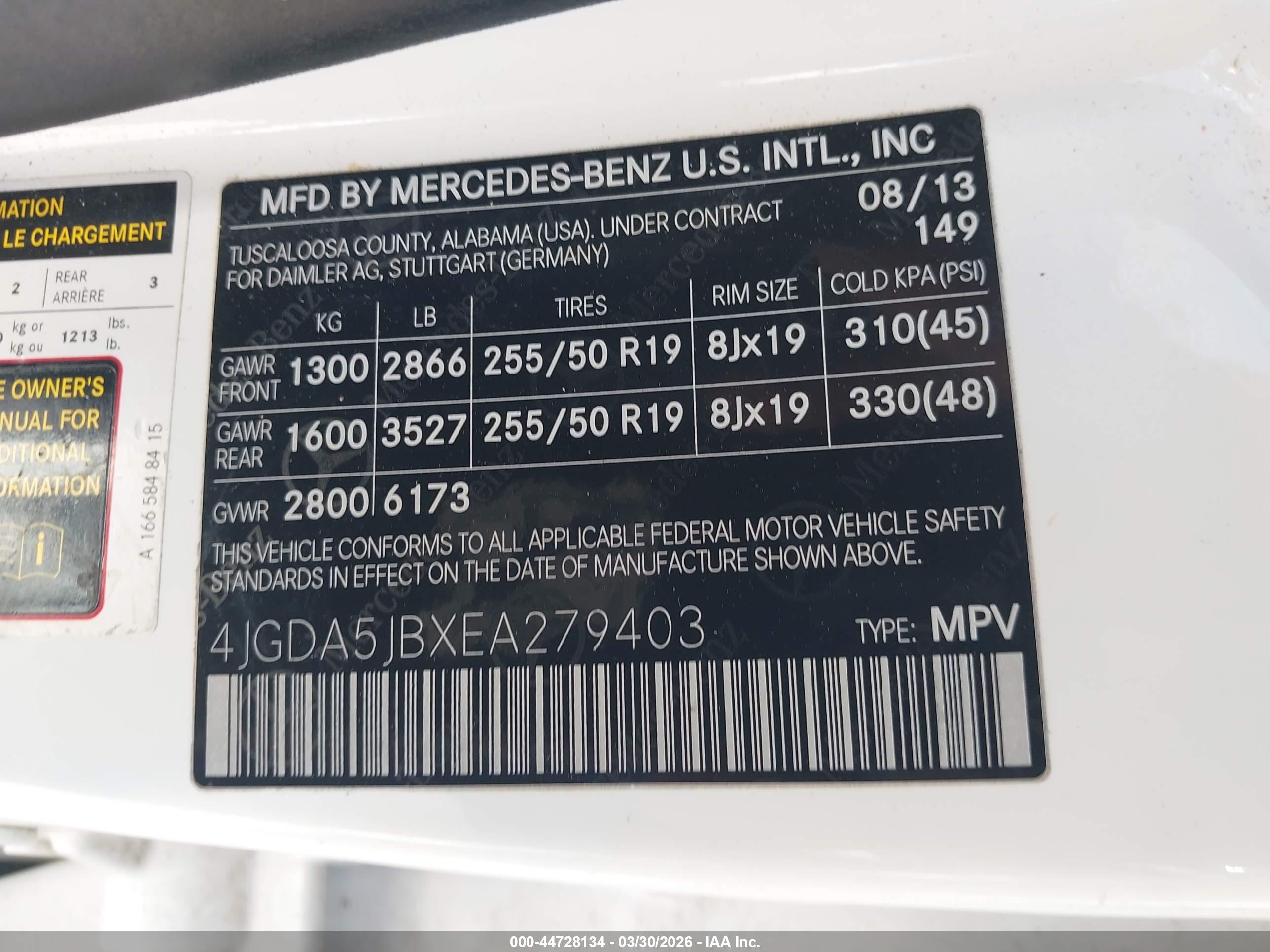 MERCEDES-BENZ ML image 9