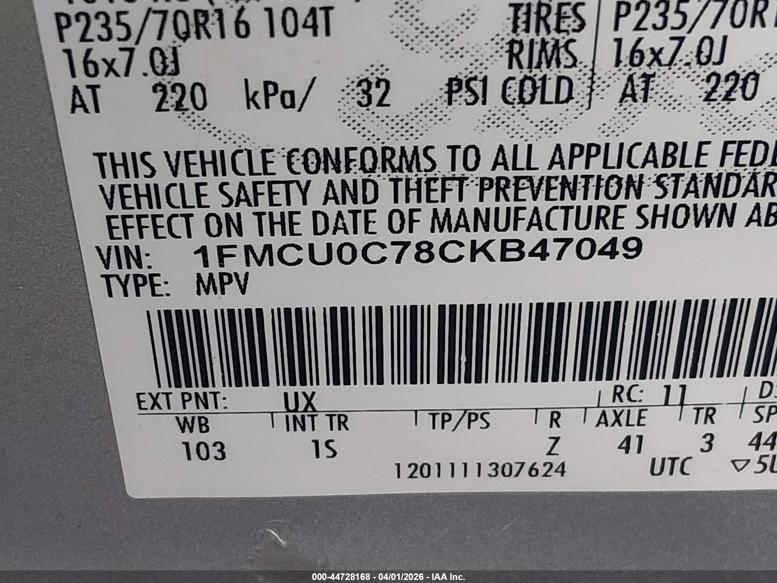 FORD ESCAPE image 9
