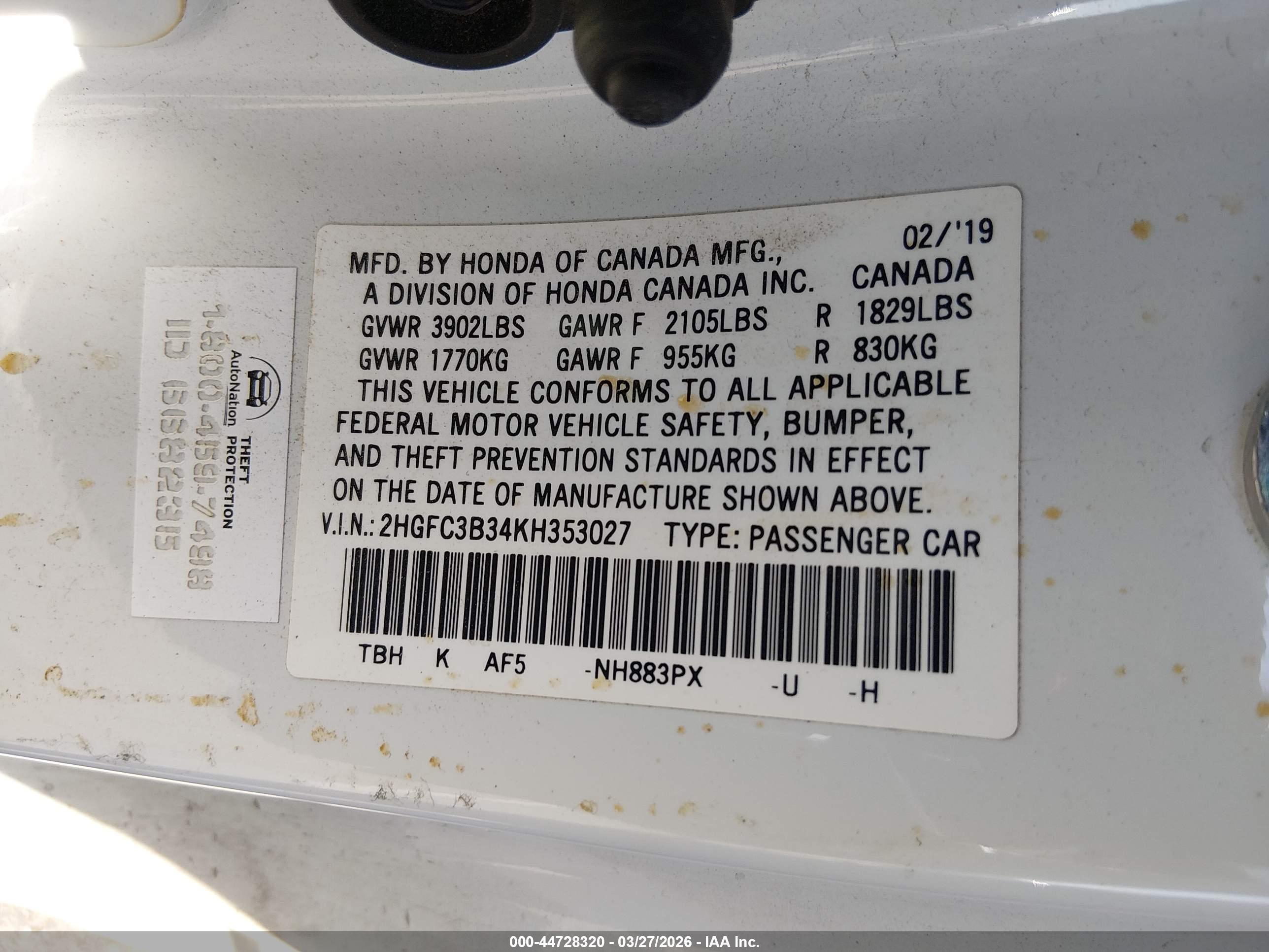 HONDA CIVIC image 9