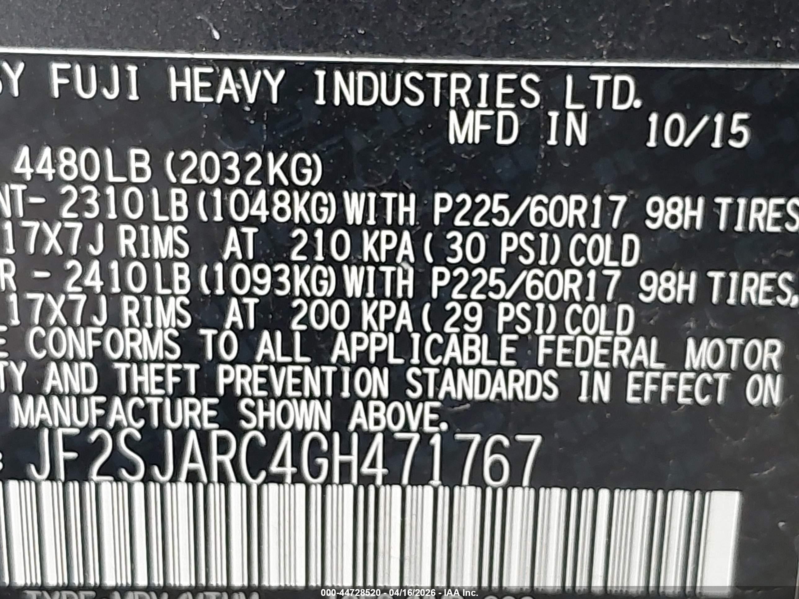 SUBARU FORESTER image 9