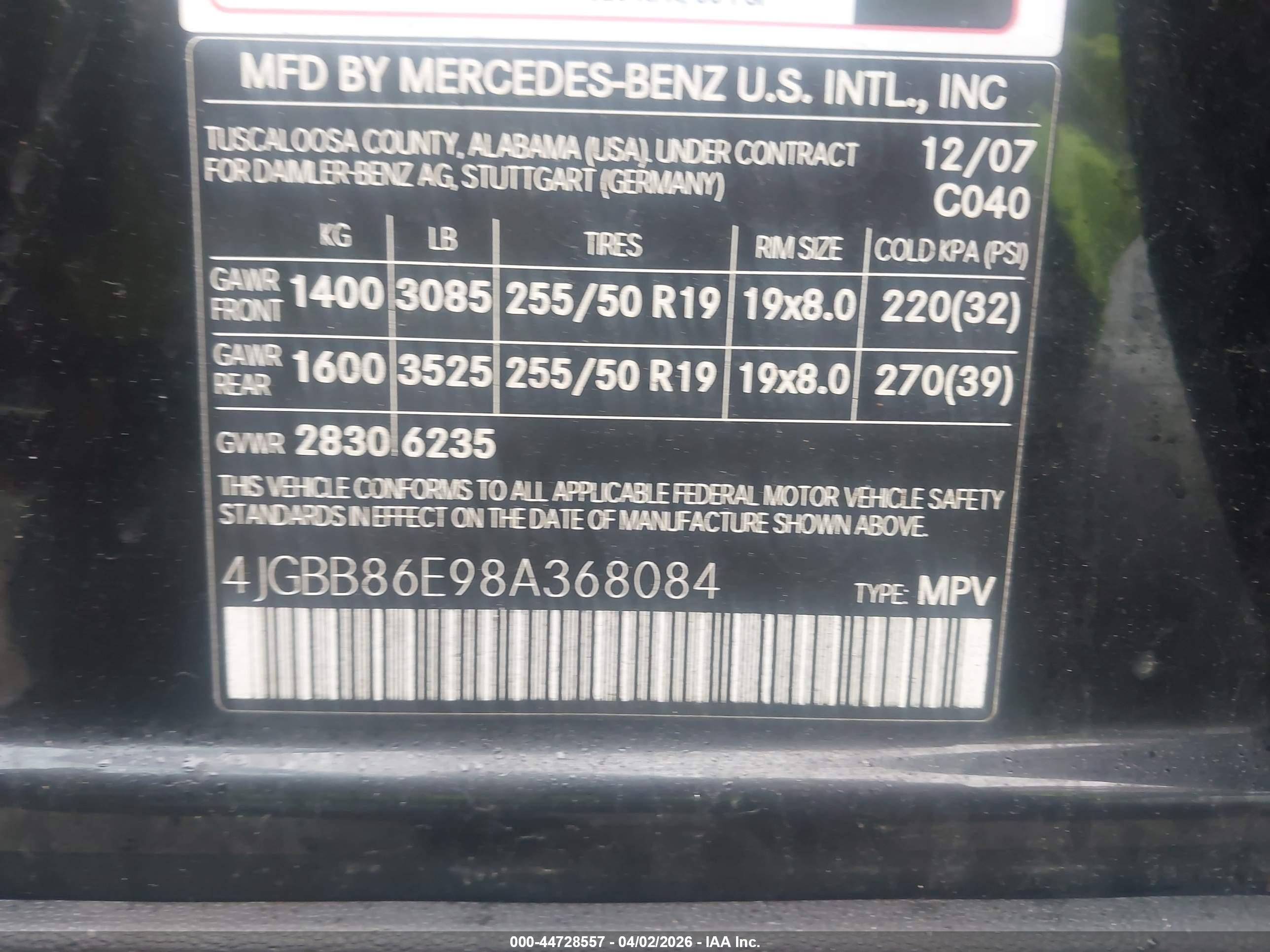 MERCEDES-BENZ ML image 9