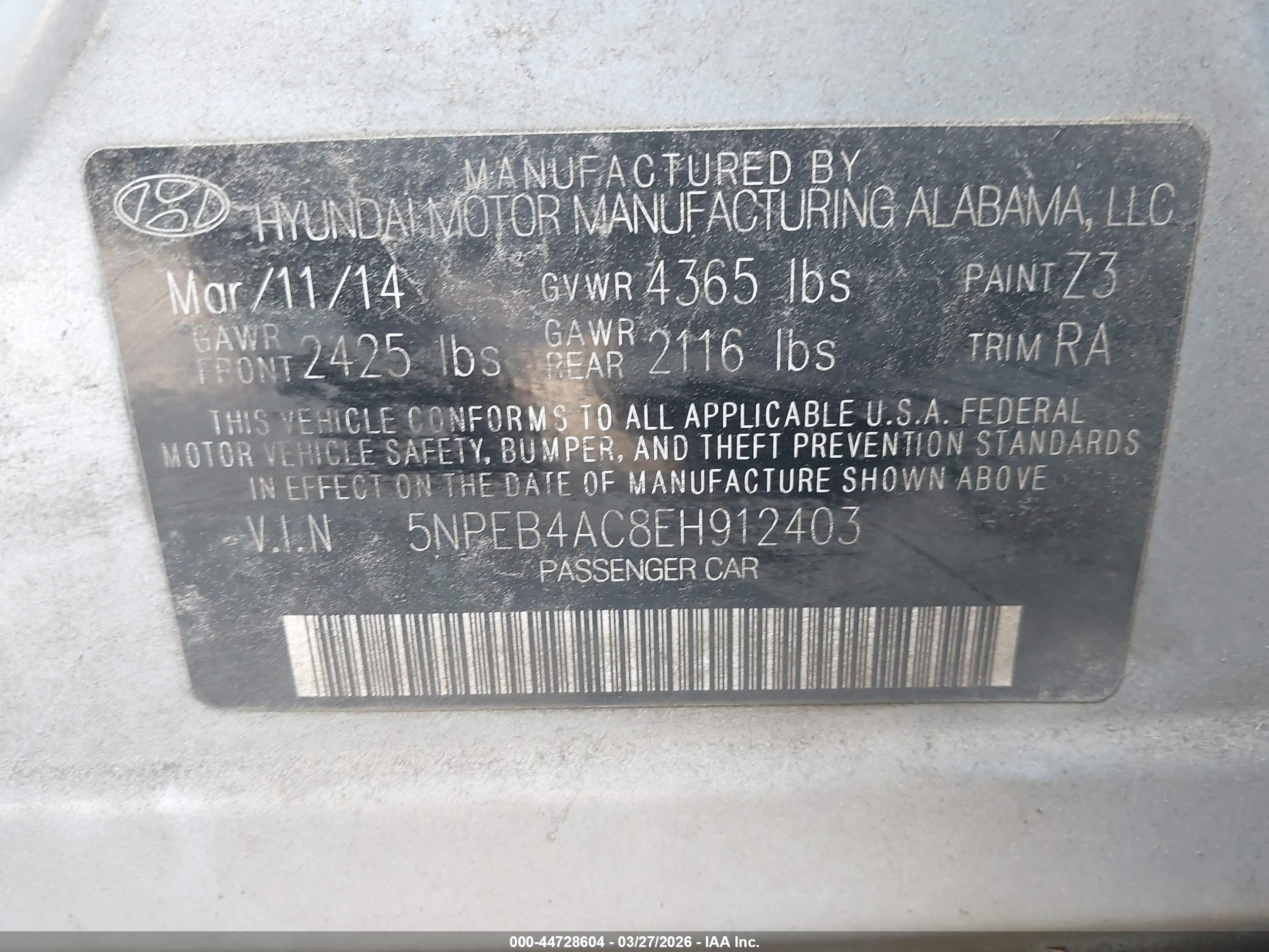 HYUNDAI SONATA image 9