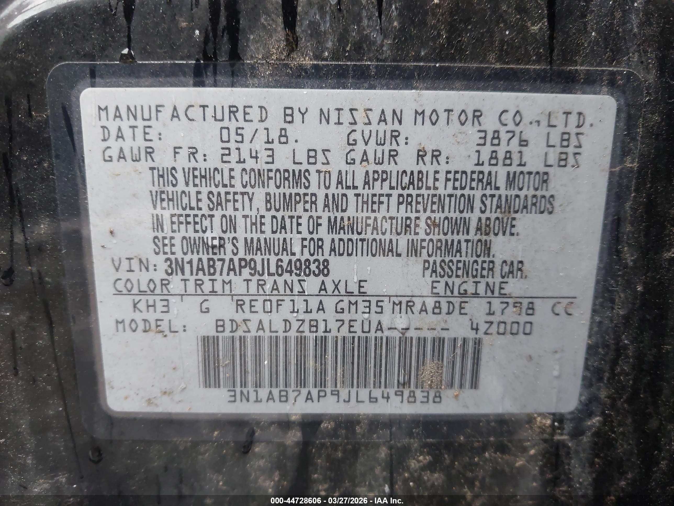 NISSAN SENTRA image 9