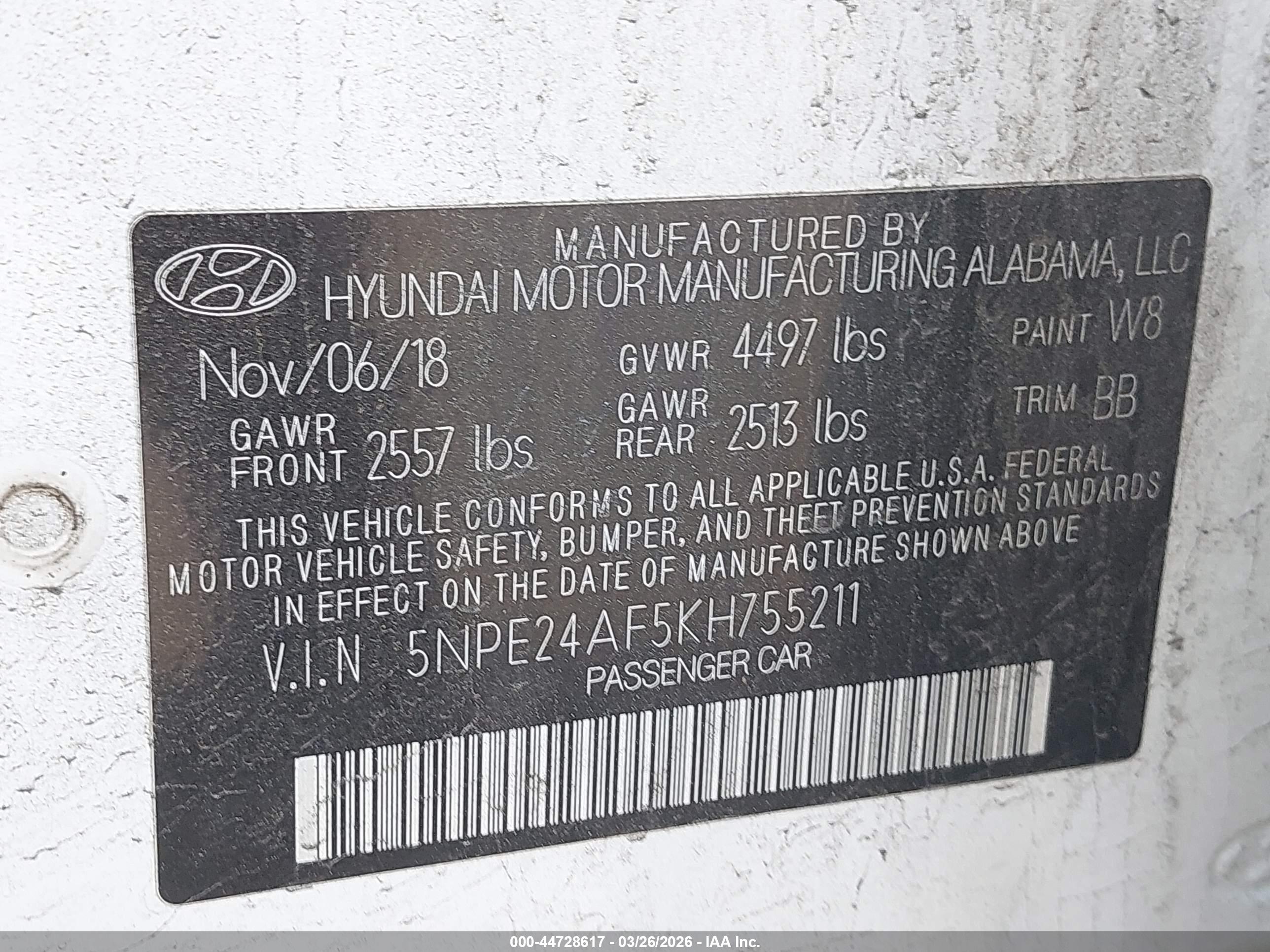 HYUNDAI SONATA image 9