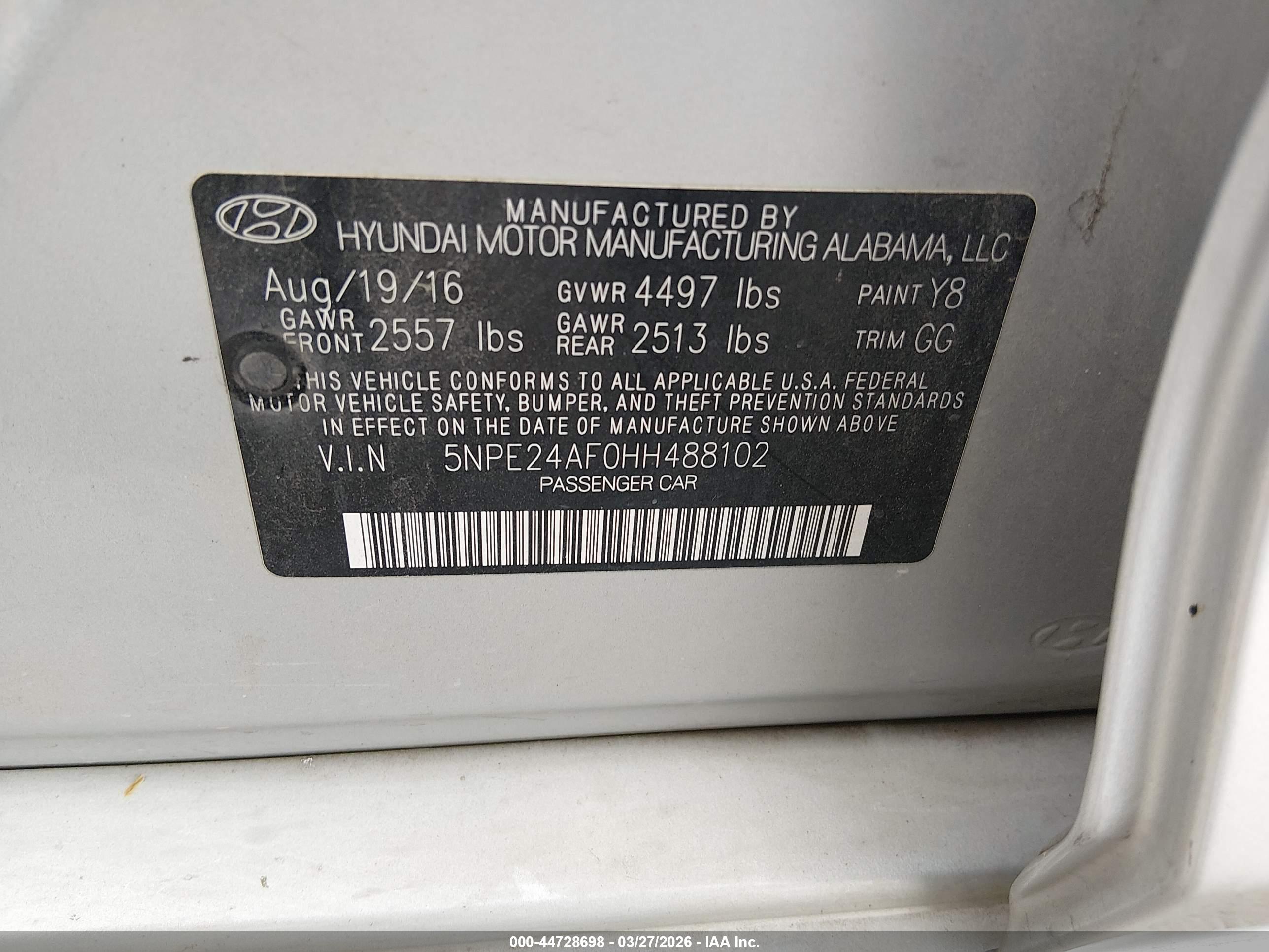 HYUNDAI SONATA image 9