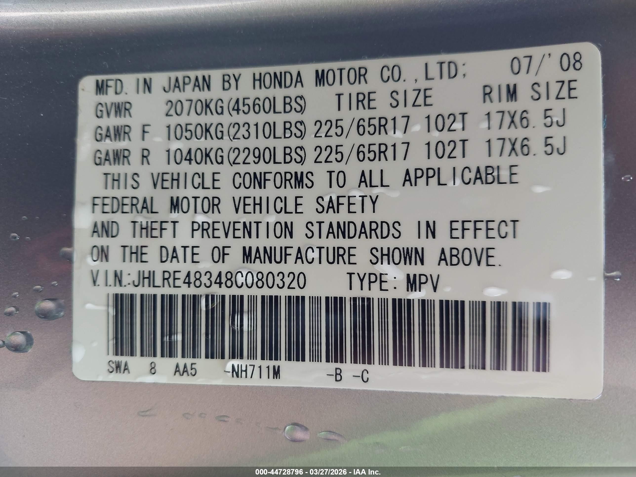 HONDA CR-V image 9