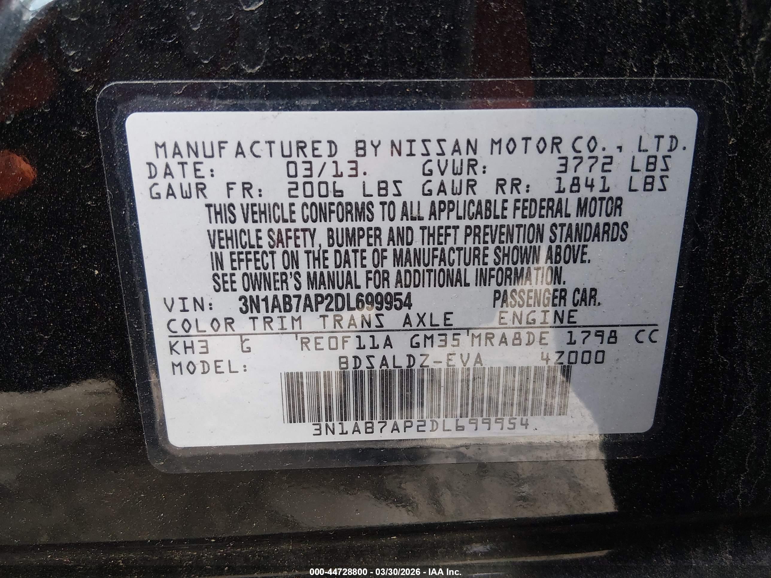 NISSAN SENTRA image 9