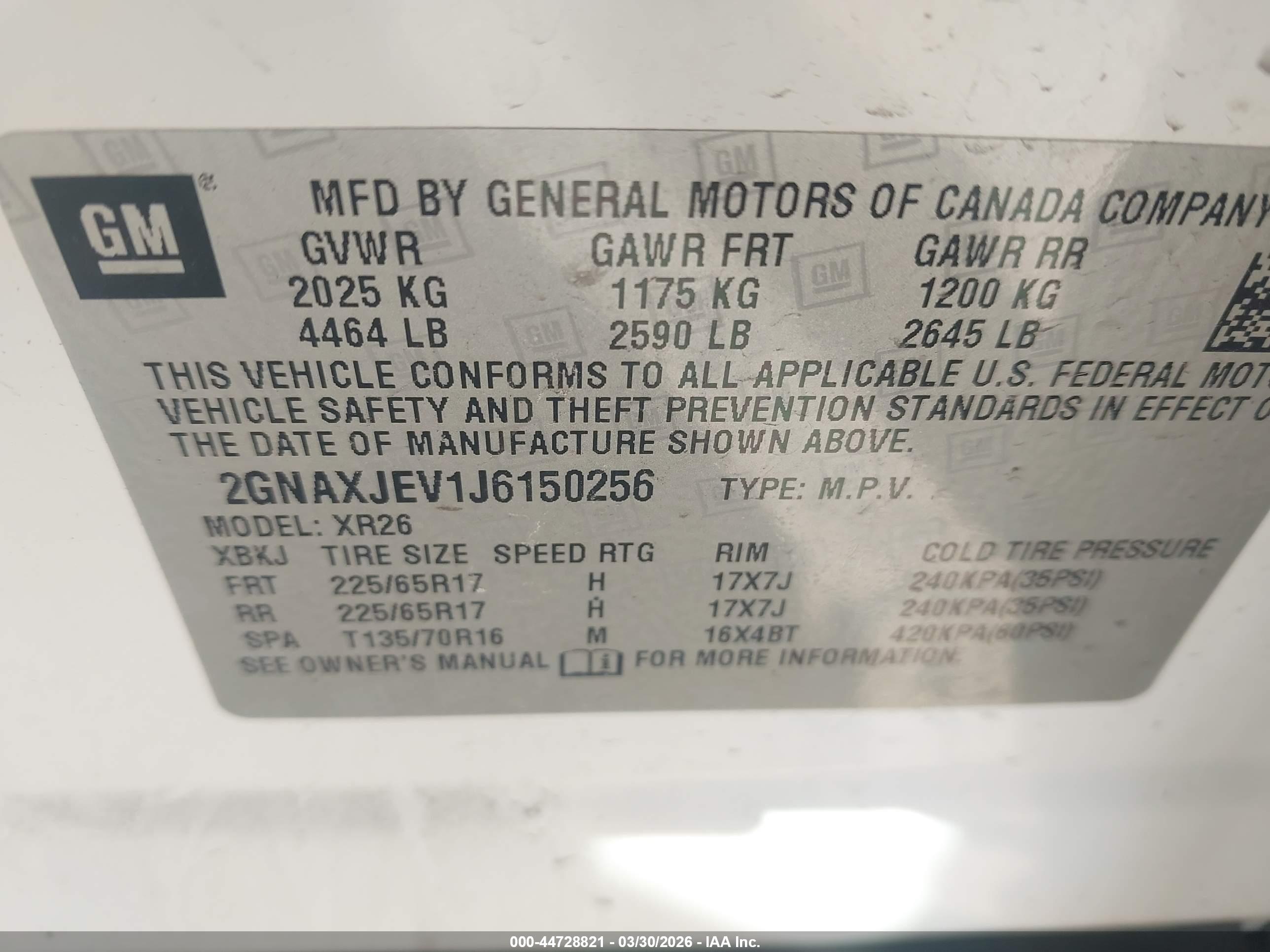 CHEVROLET EQUINOX image 9
