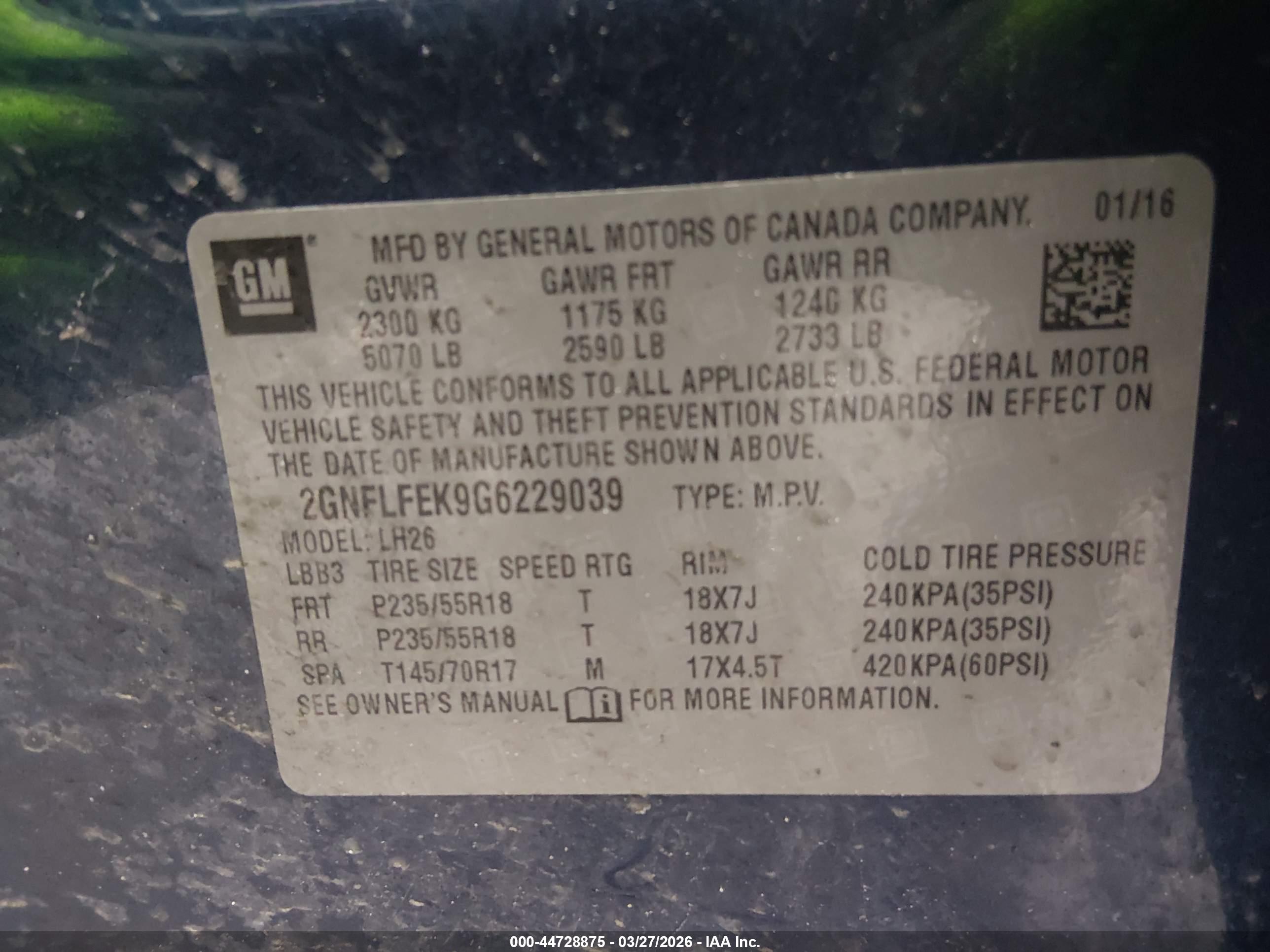 CHEVROLET EQUINOX image 9
